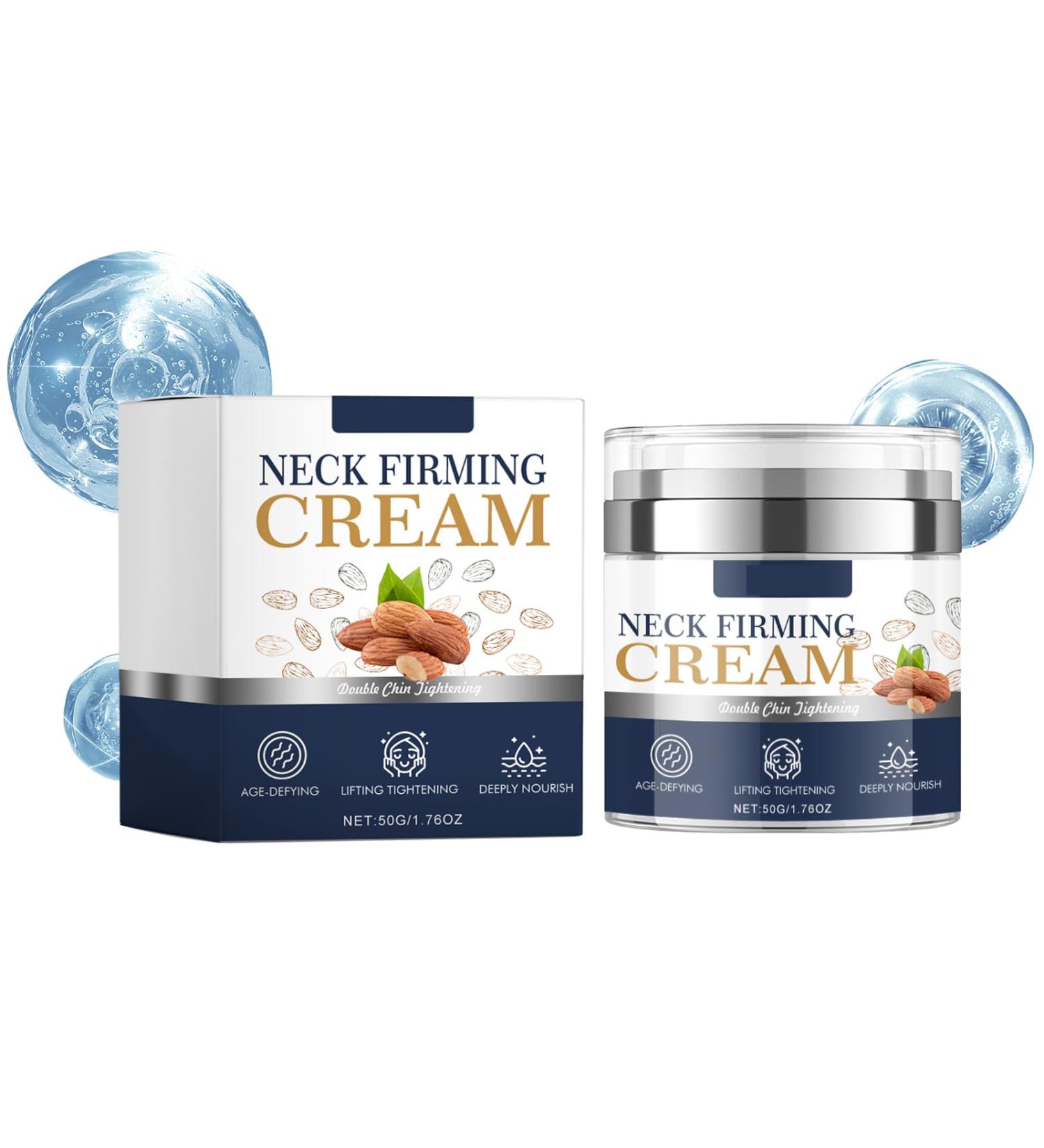 Neck Cream for Tightening & Firming | Anti-Aging Anti-Wrinkle Moisturizer for Women & Men - Crepe Skin Repair & Double Chin Reducer - Buy Online on GoSupps.com