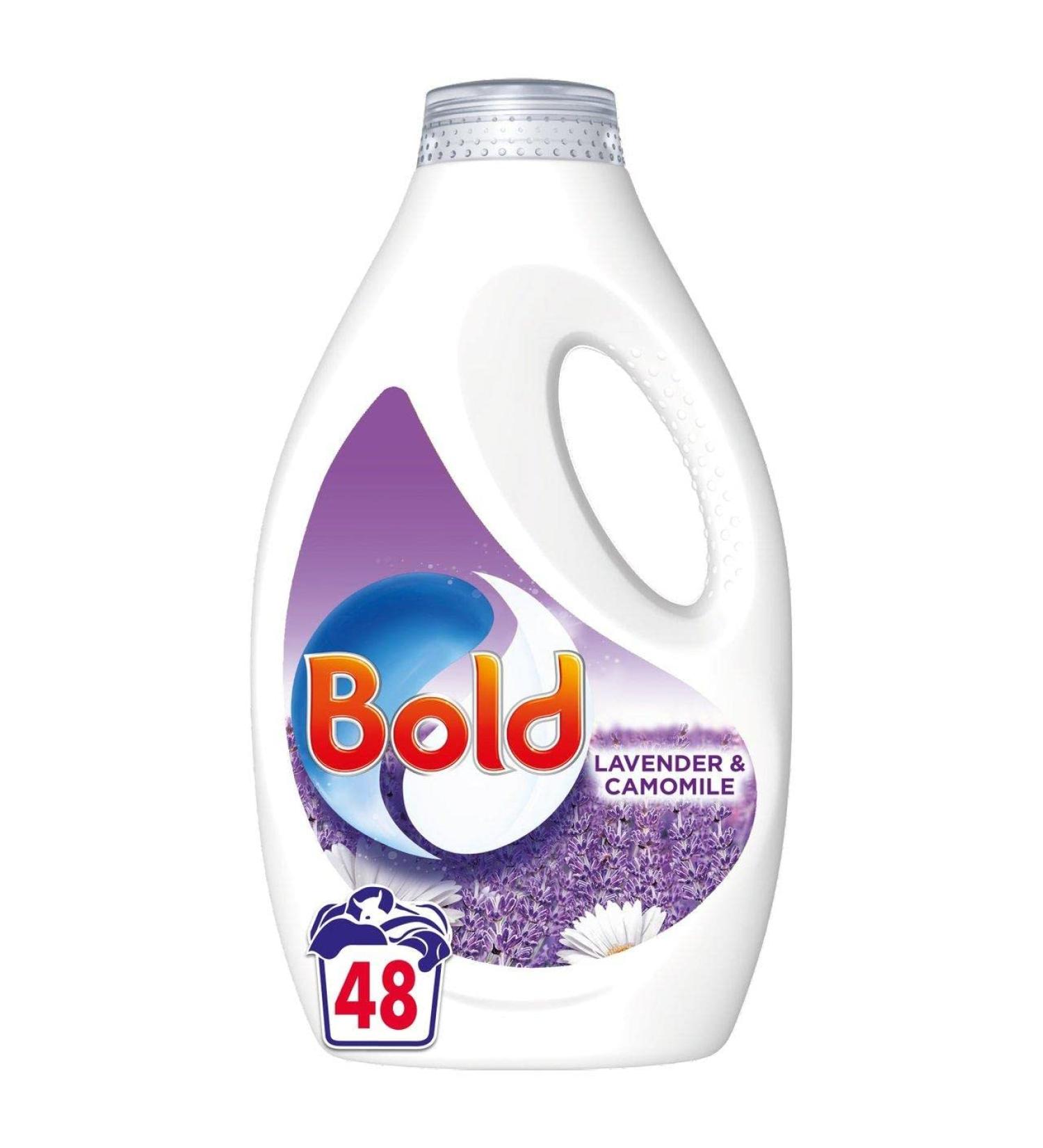 Bold 2in1 Washing Liquid Lavender & Camomile 1.68l 48 Washes