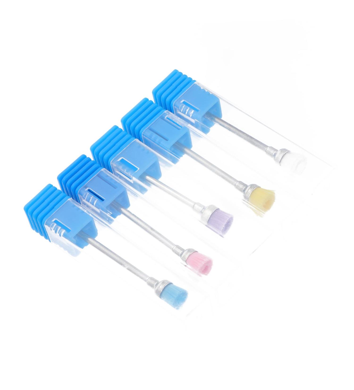 POPETPOP 5pcs Nail Dust Brush Nail Art Tool Set Manicure Pedicure Tool Set Nail Care Tools Cleaning Brush Nail for Cleaning Fingernail Nail Drill Machine Nail Dust Cleaner Drill Rig Metal 7.5x1.2cm Assorted Color - Buy Online on GoSupps.com