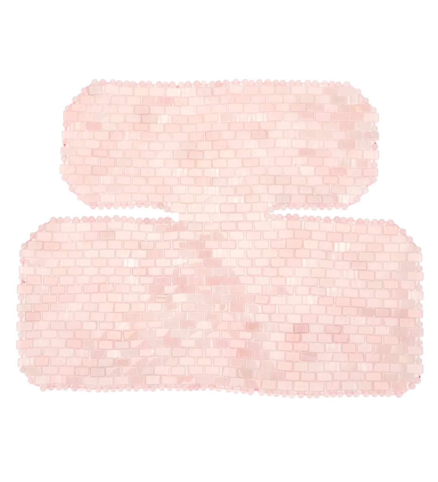 Rose Quartz Neck and Breast Massager | Calming Stress Relief Device | Pink Translucent Health Massager | Perfect Gift for Mother & Girlfriend - Buy Online on GoSupps.com