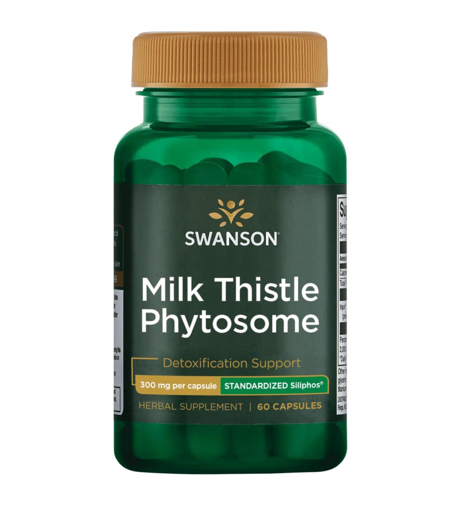 Swanson Siliphos Milk Thistle Phytosome 300 Milligrams 60 Capsules - Buy Online on GoSupps.com