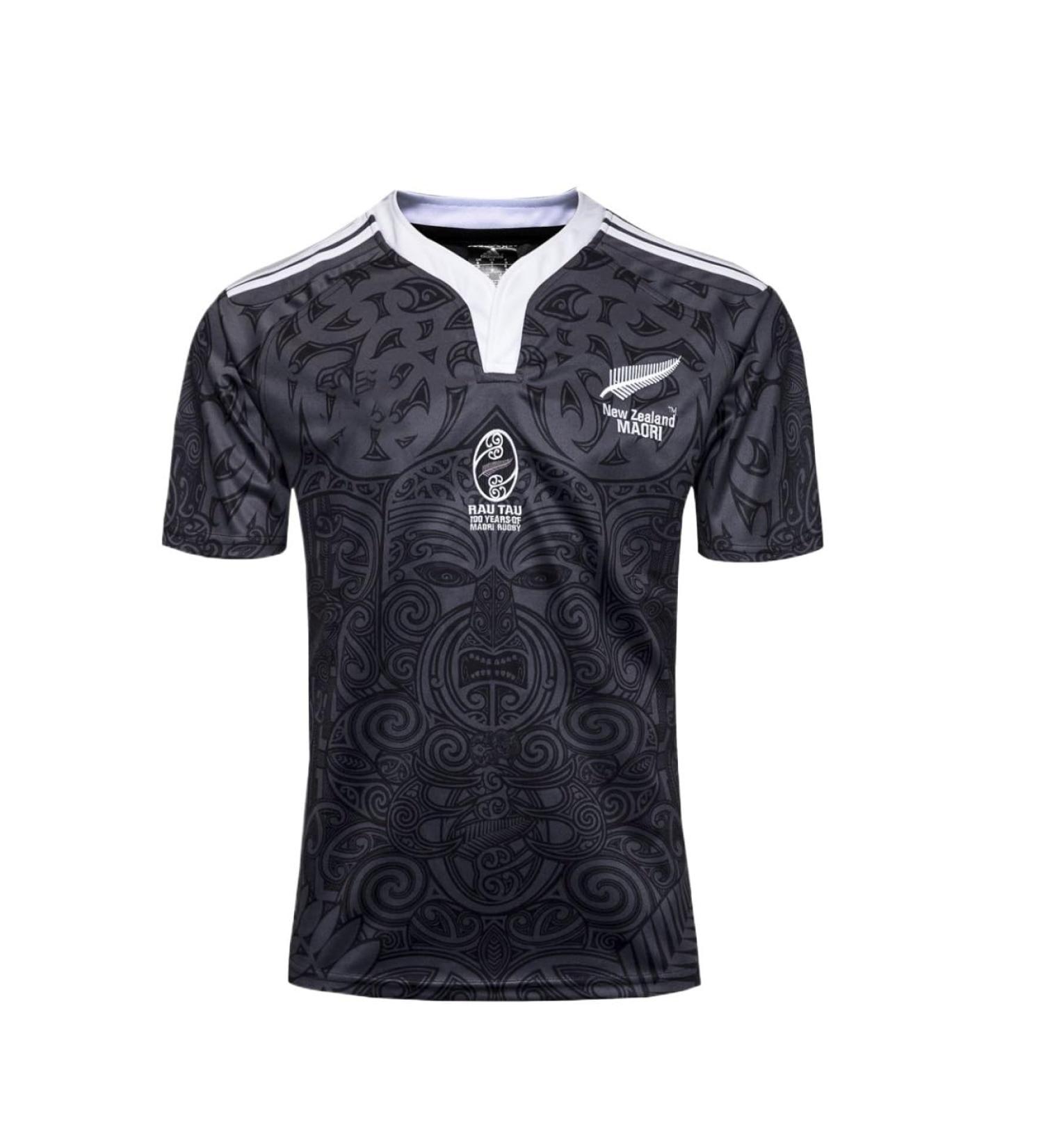 Shop Authentic 100-Year-Old New Zealand Maori Rugby Jersey - XL Black Comfortable & Breathable for Games & Everyday Wear - Buy Online on GoSupps.com