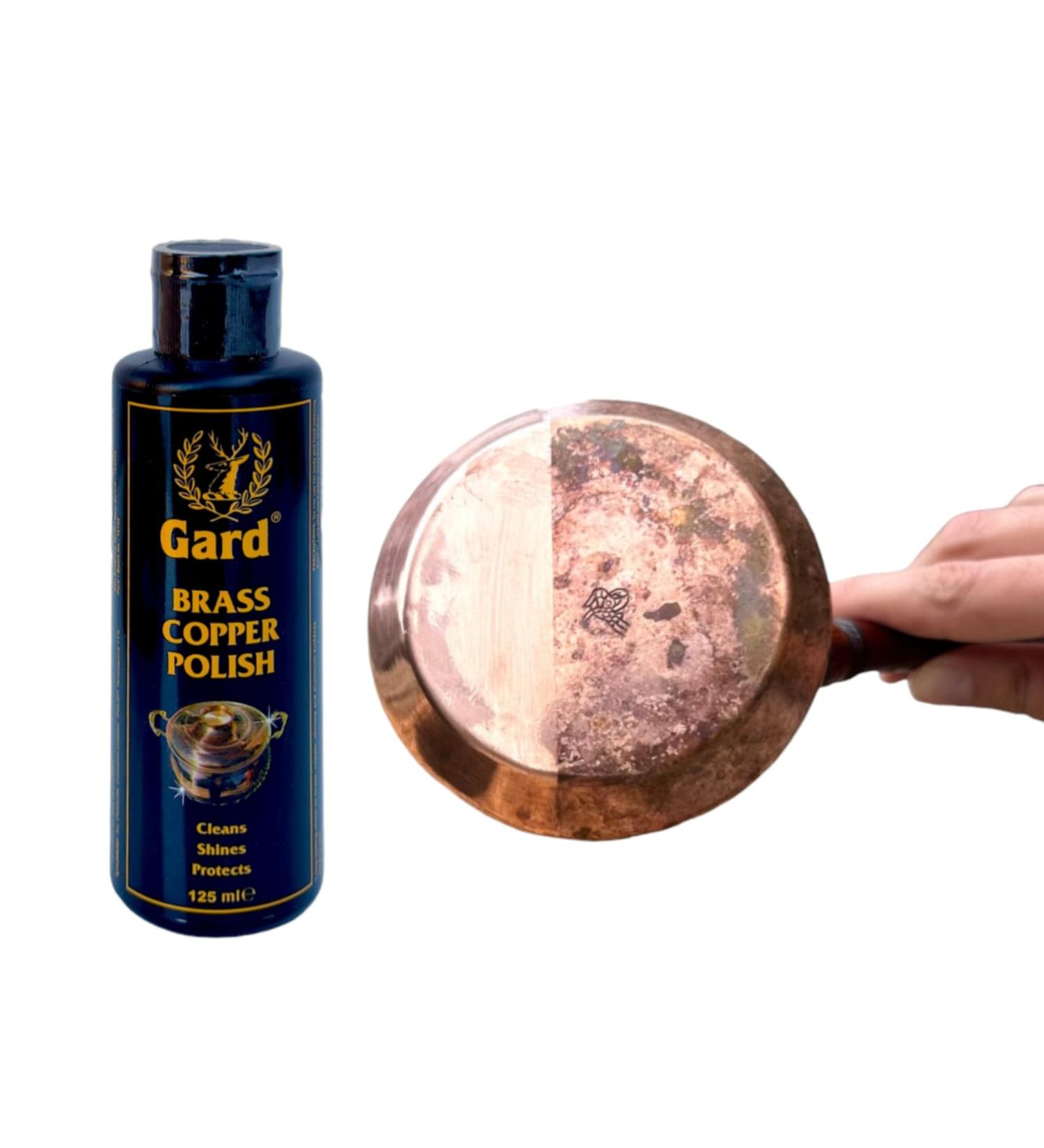 Premium Copper & Brass Cleaner | Aluminum Polish & Chrome Shine - 4.2oz (125ml) for Pots Pans & More - Buy Online on GoSupps.com