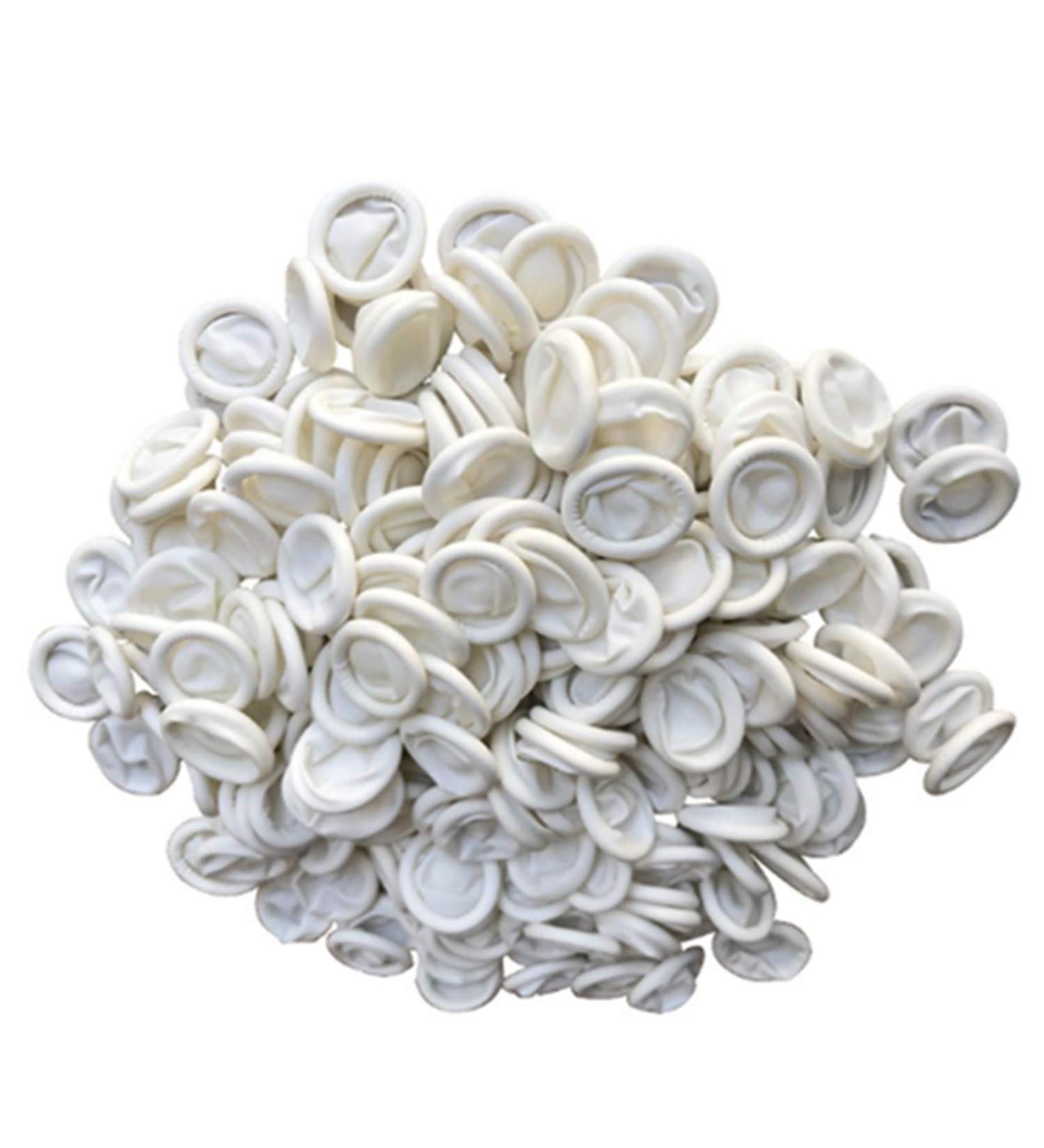 ANSLYQA Finger Cots Latex (Medium 1200 Pcs) Disposable Finger Covers Anti Static Rubber Fingertips Protective for Electronic Repair Crafting Industrial Apply Medium (1200 Count) - Buy Online on GoSupps.com