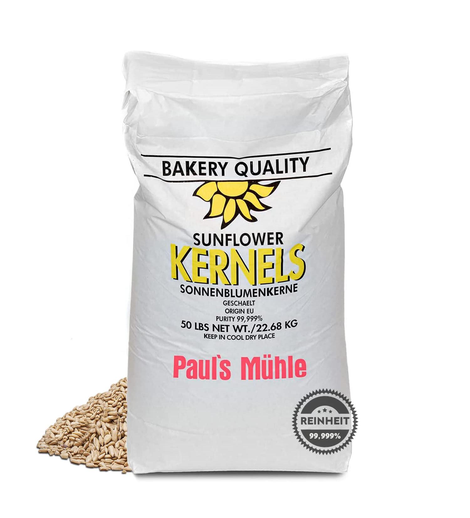 Buy Paul's M hle Sunflower Seeds for Birds - Shelled New Harvest 2023 22.68 kg - Premium Quality Fast International Shipping - Buy Online on GoSupps.com