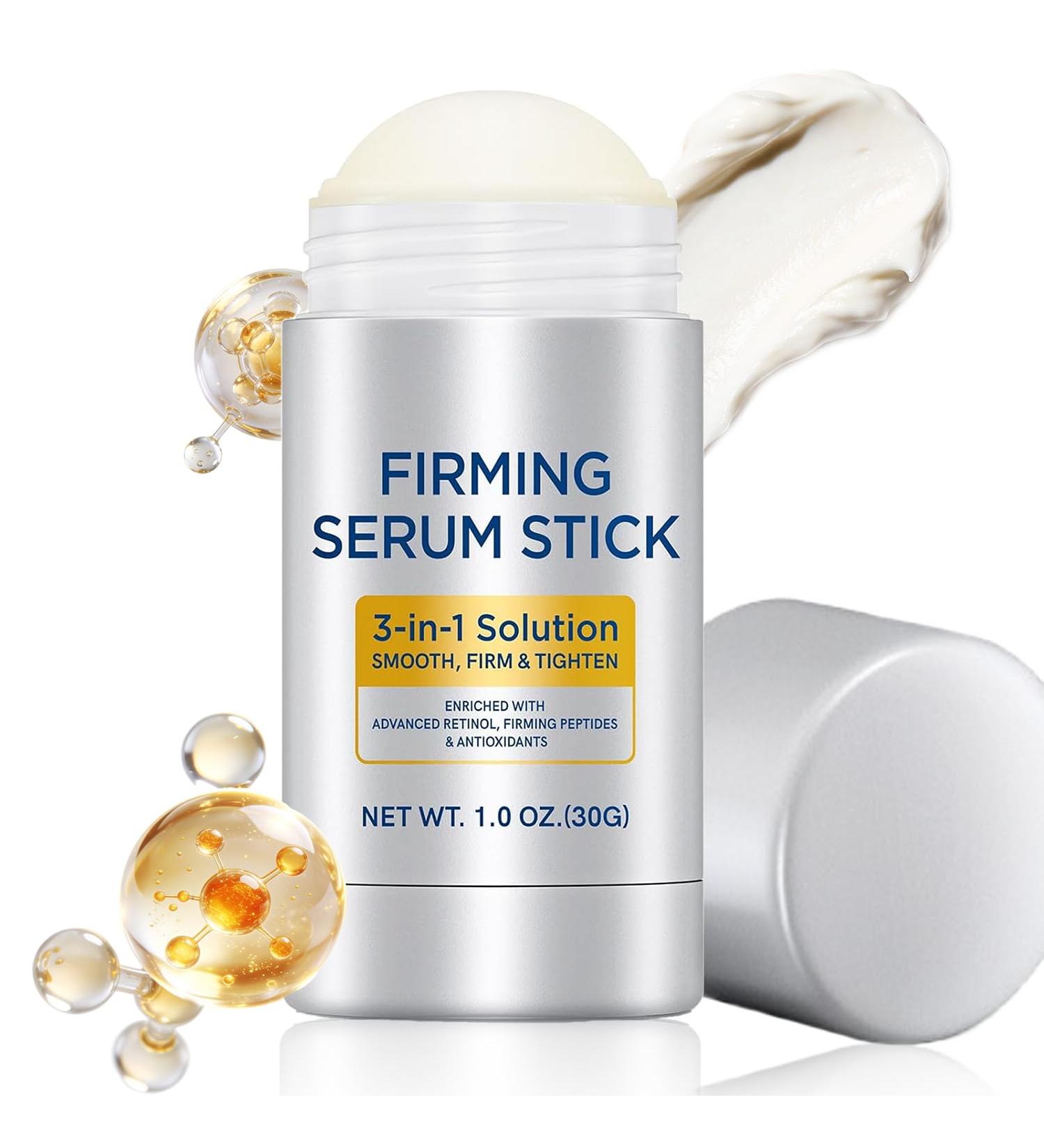 Advanced Retinol Firming Stick | 3-in-1 Firming for Face Neck & Body Smoothes Fine Lines and Wrinkles Reduces Wrinkles Deep Moisturizing Skin - All Skin Types (1 Oz) - Buy Online on GoSupps.com