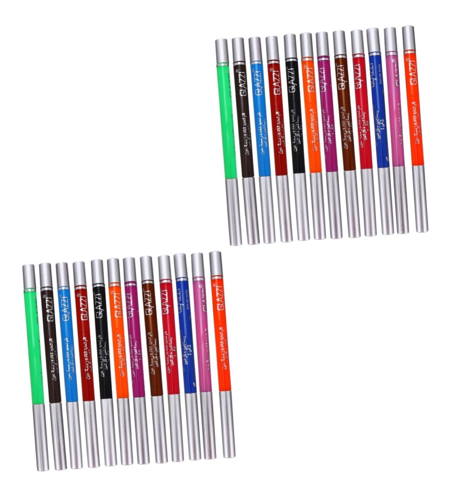 Beavorty 24 Pcs 1 Set Shadow Set Waterproof Eyeshadow Eye Liner Kit Makeup Kit Telescopic To Rotate 1 count (Pack of 1) Colorfulx2pcs - Buy Online on GoSupps.com