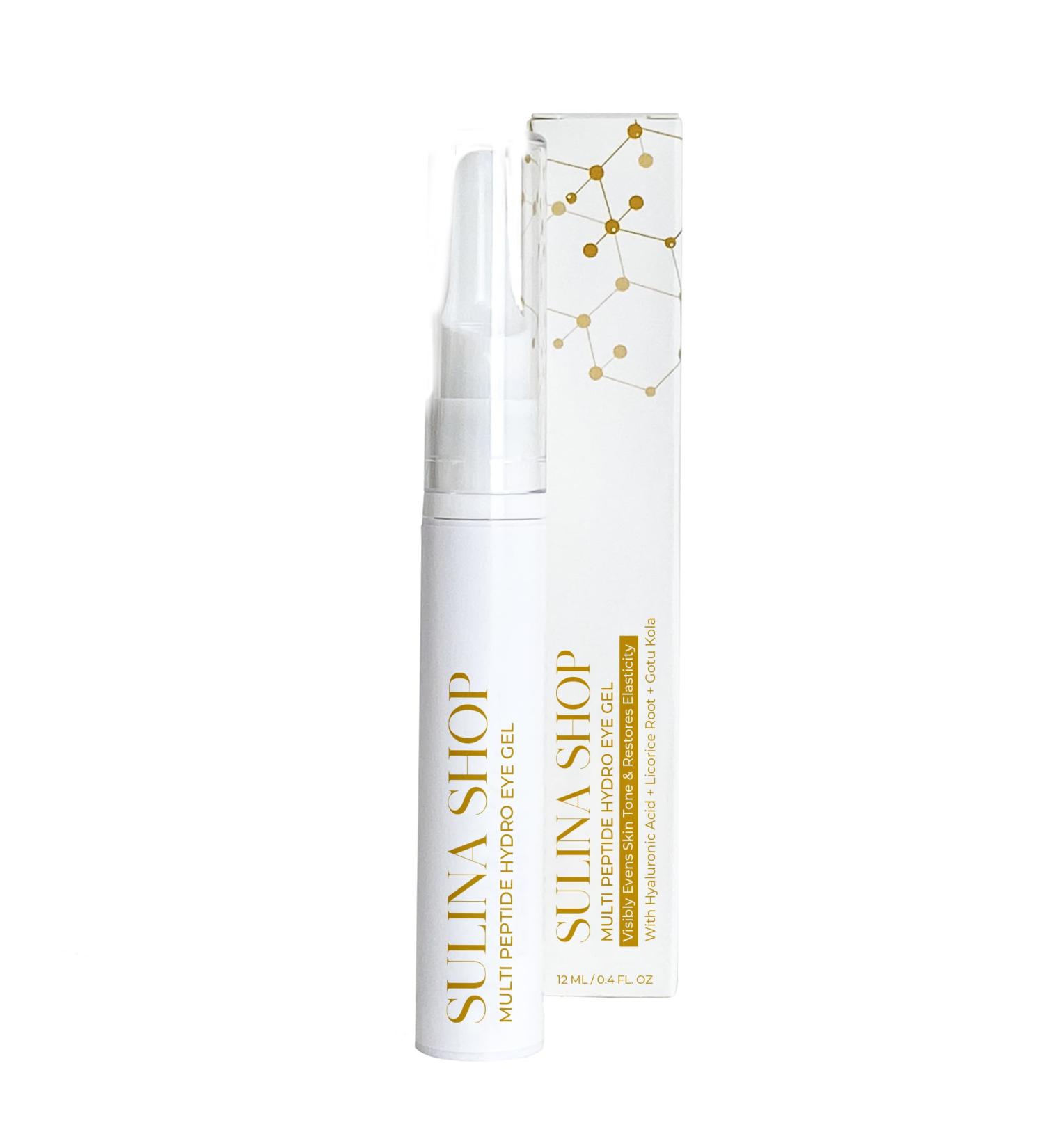 Peptide Eye Gel | Hydrating Firming & Brightening | Reduce Fine Lines | Fragrance Free (0.4 Oz - Buy Online on GoSupps.com