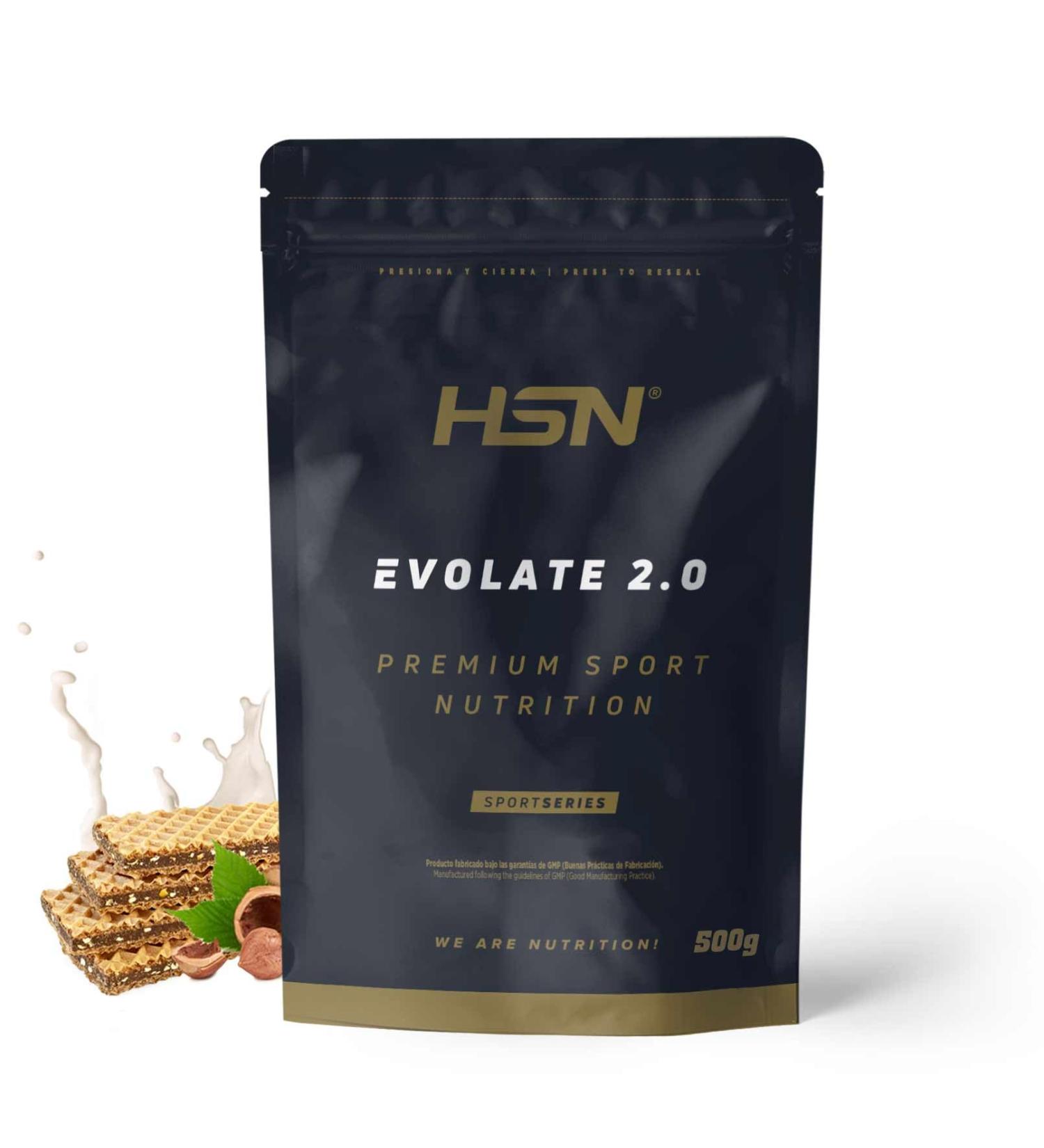 HSN HSN Evolate 2.0 Whey Protein Isolate | Hazelnut Cream 500g 17 servings per pack | Whey Protein Isolate CFM + Digestive Enzymes | Non-GMO Vegan Gluten-Free & Soy-Free - Buy Online on GoSupps.com