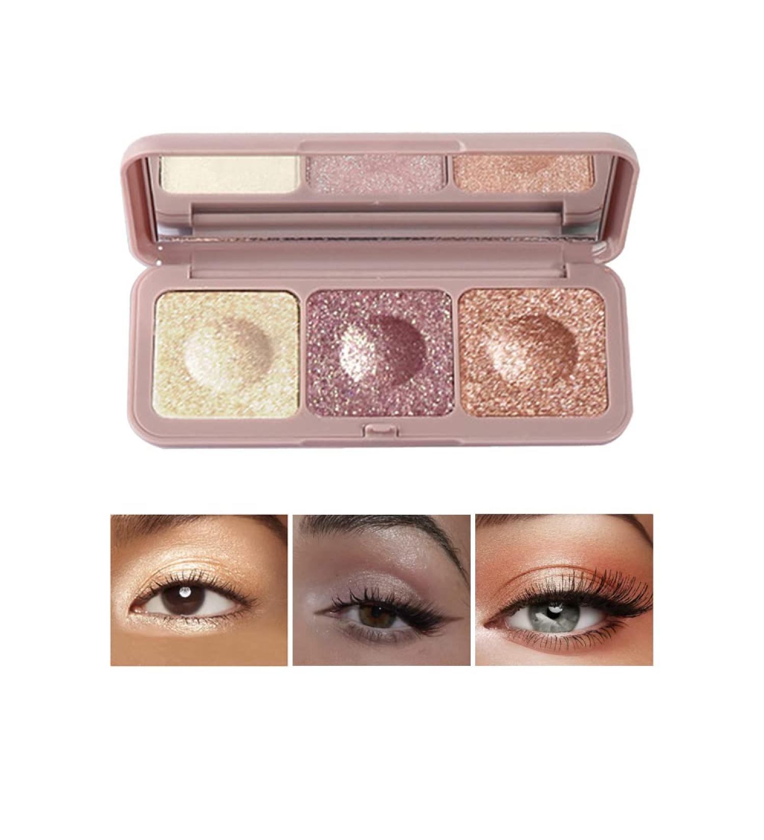 FAEYLI 3 Color Eyeshadow Palette | High Pigment Matte Shimmer | Long-Lasting Nature Makeup Palette - Buy Online on GoSupps.com