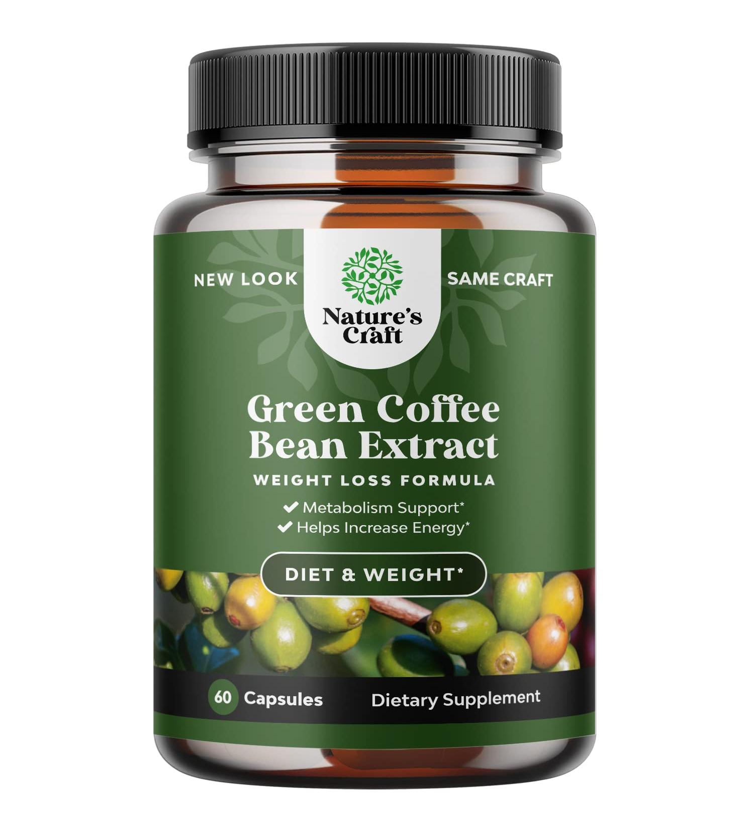 Maximum Strength Green Coffee Bean Extract for Weight Loss - No. 1 Antioxidant & Energy Booster for Women and Men - Buy Online on GoSupps.com