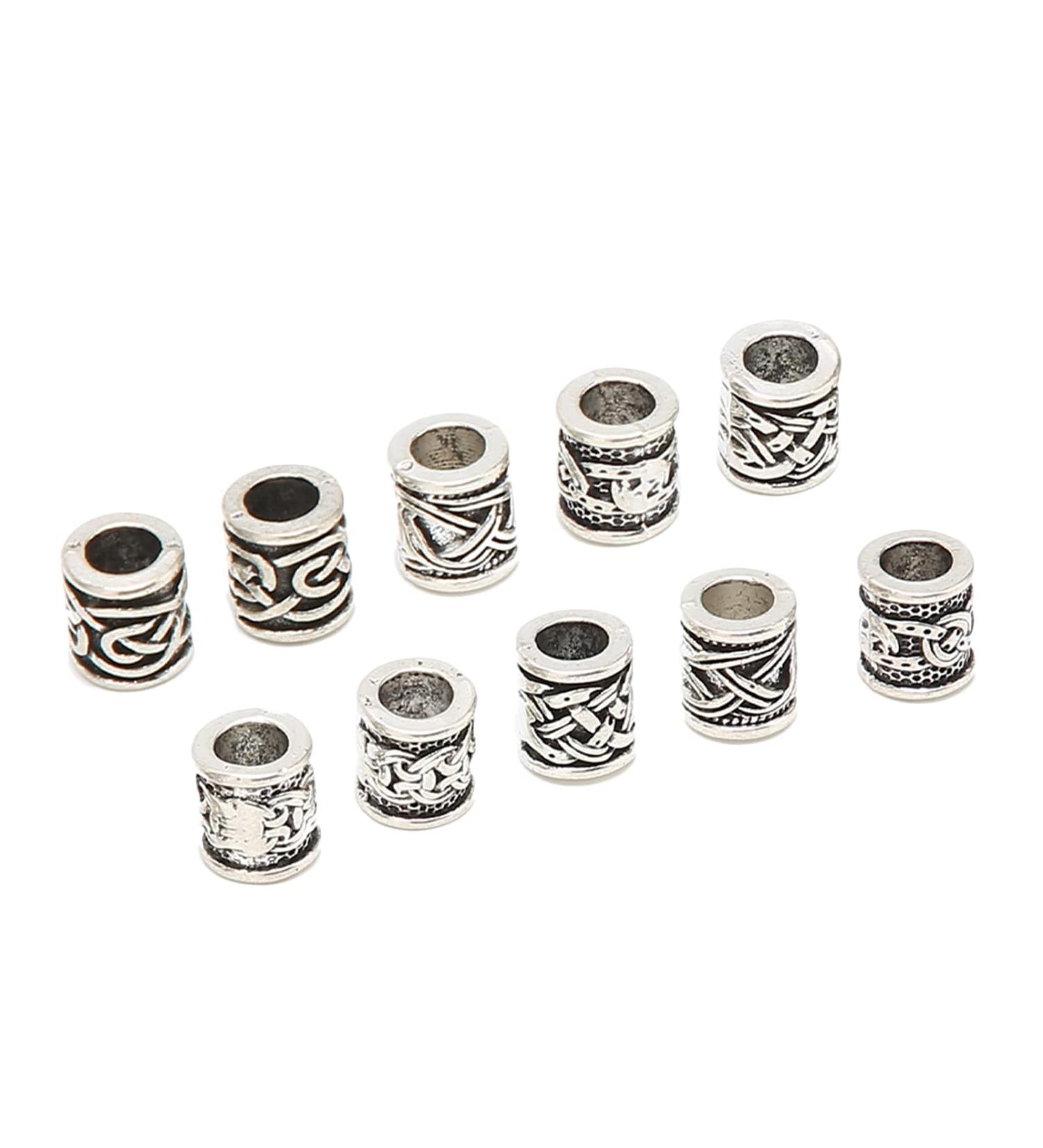 Viking Beard Beads & Nordic Dreadlock Beads - DIY Craft Jewelry & Hair Accessories - Buy Online on GoSupps.com