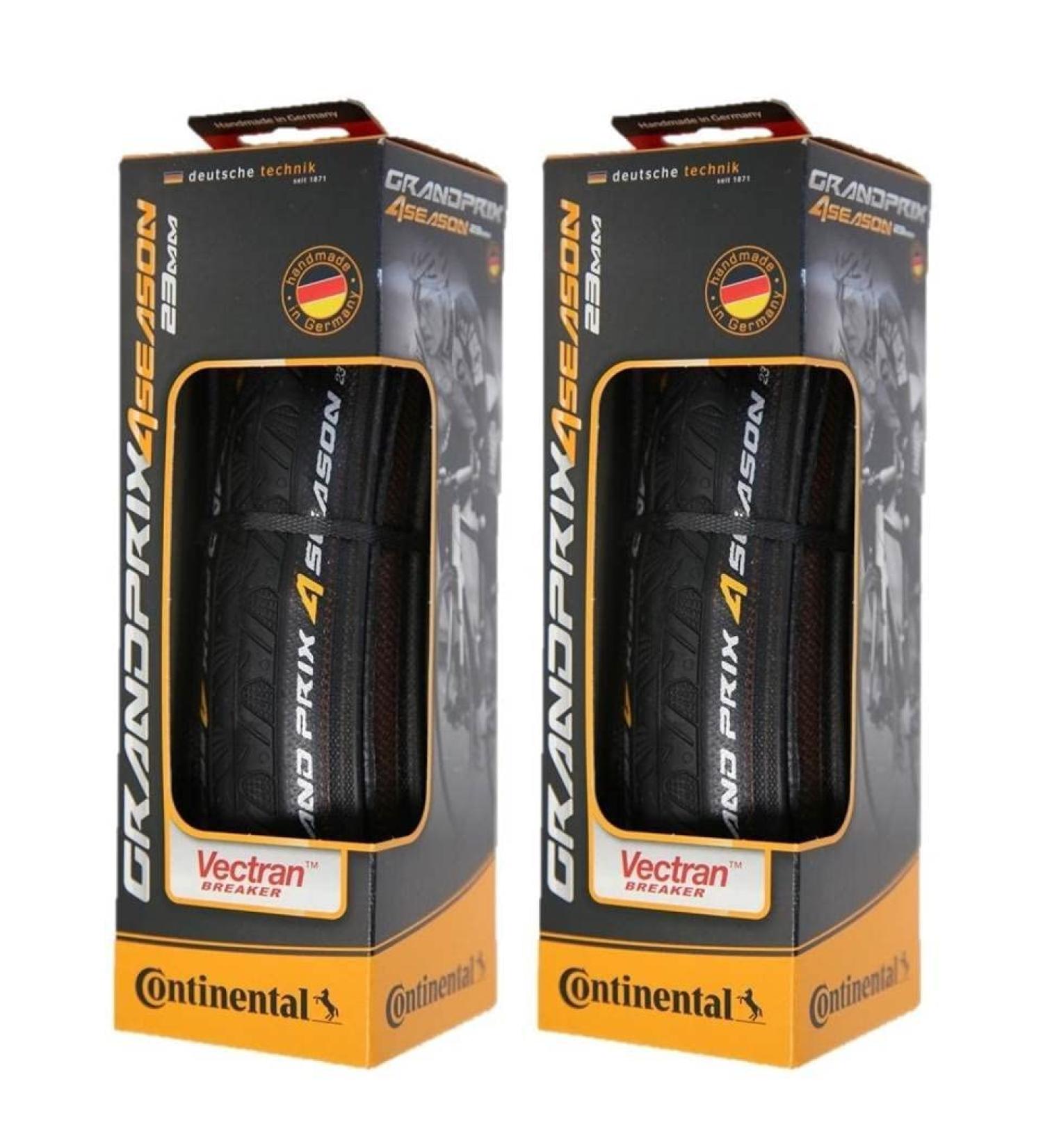 Continental Grand Prix 4-Season Folding Clincher Tires - Set of 2, 700 x 25C - Buy Online on GoSupps.com