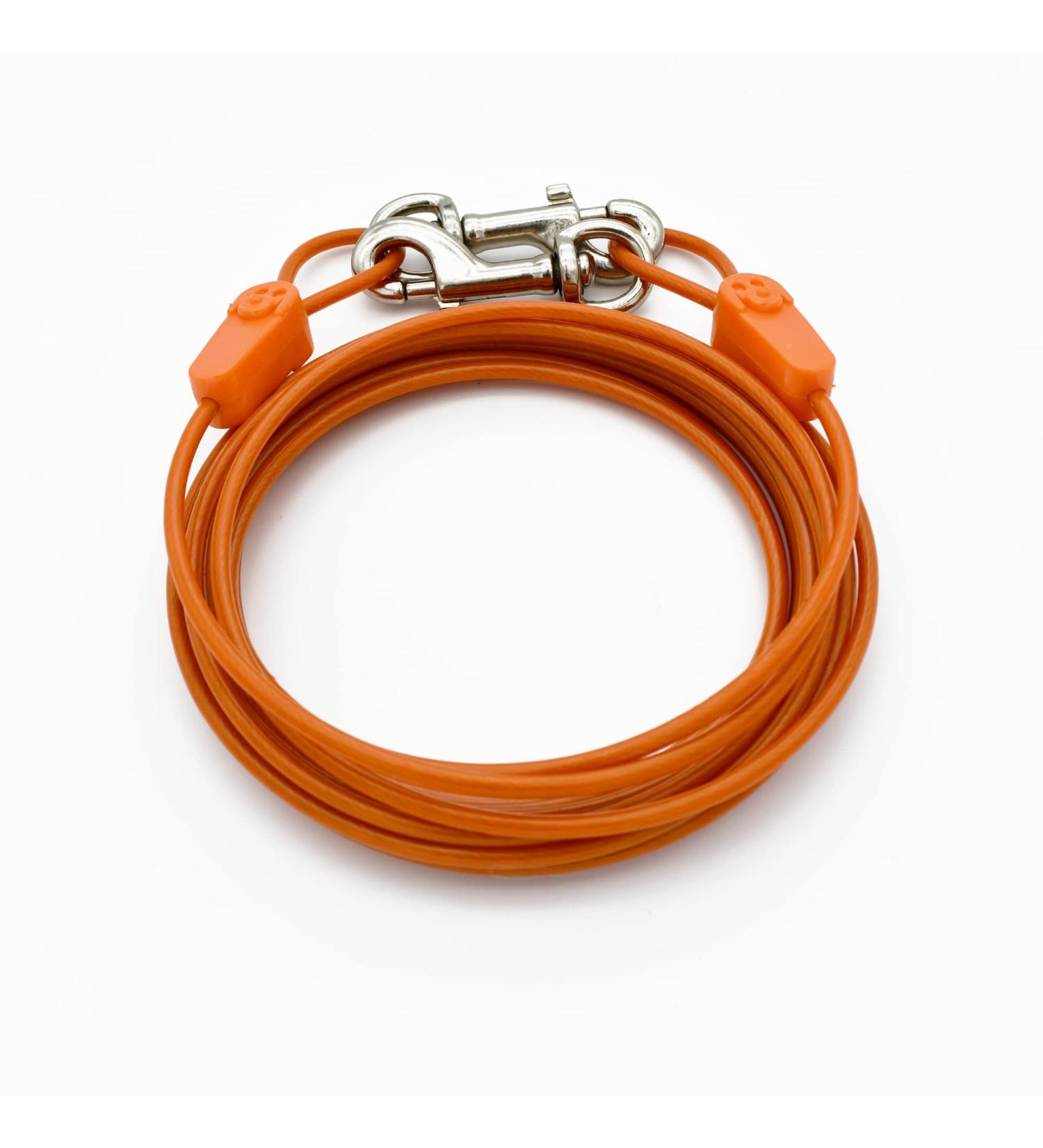 Intellileash 6.8m Mooring Cable for Dogs | Strong Safe & Durable Tensioning Belts for Small Dogs Up to 40.8kg | Weather-Resistant Galvanized Aircraft Cables - Buy Online on GoSupps.com