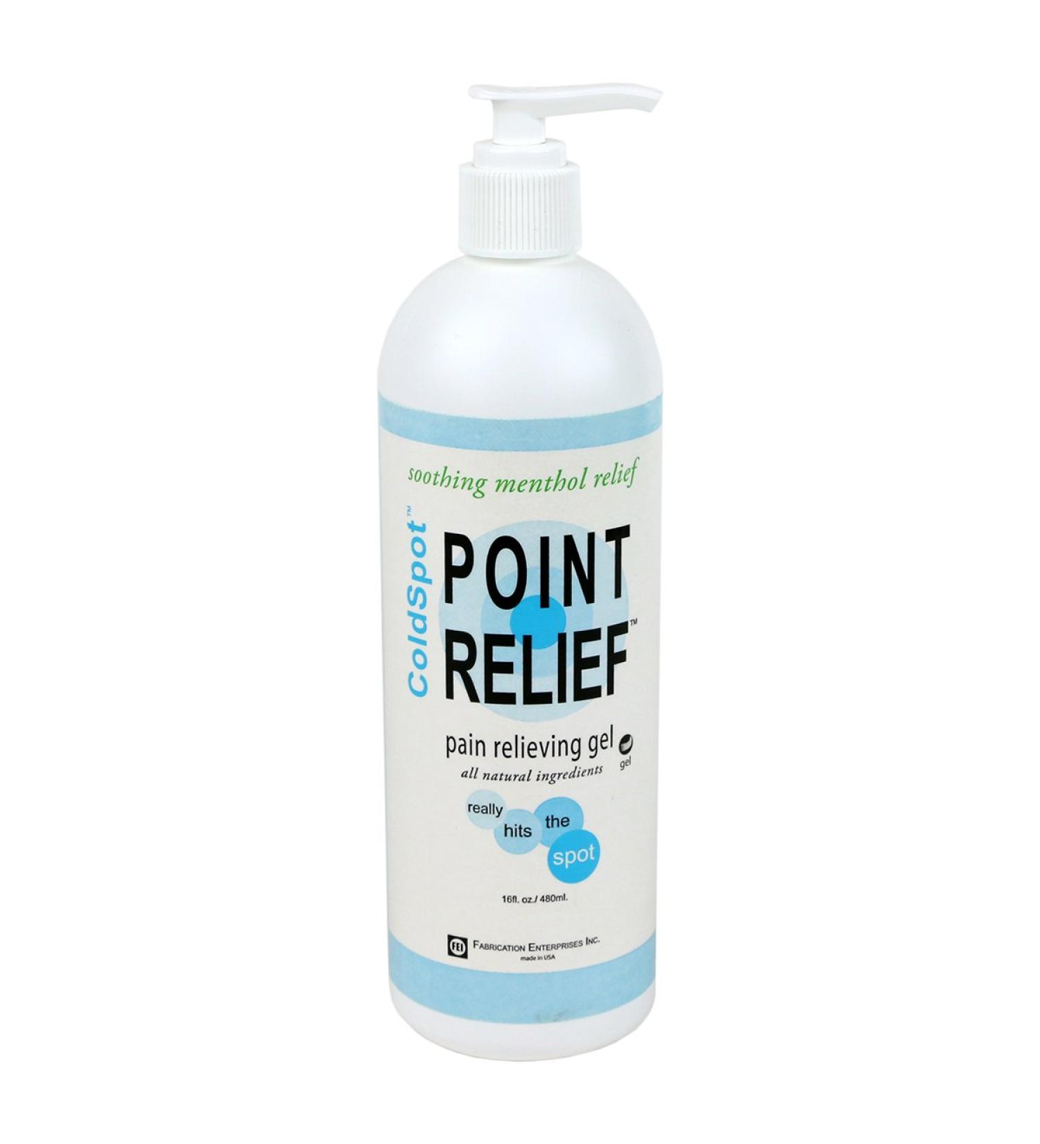 Point Relief 11-0710-1 ColdSpot Gel Pump 16 oz Gel Pump 16 oz - Bottle Gel