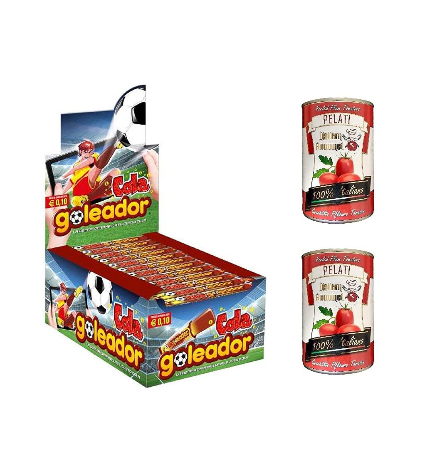  Italian Gourmet E.R. Goleador Cola Pack of 200 Italian Lollipops Candy Lollies + Italian Gourmet 100% Italian 2 x 400g - Buy Online on GoSupps.com