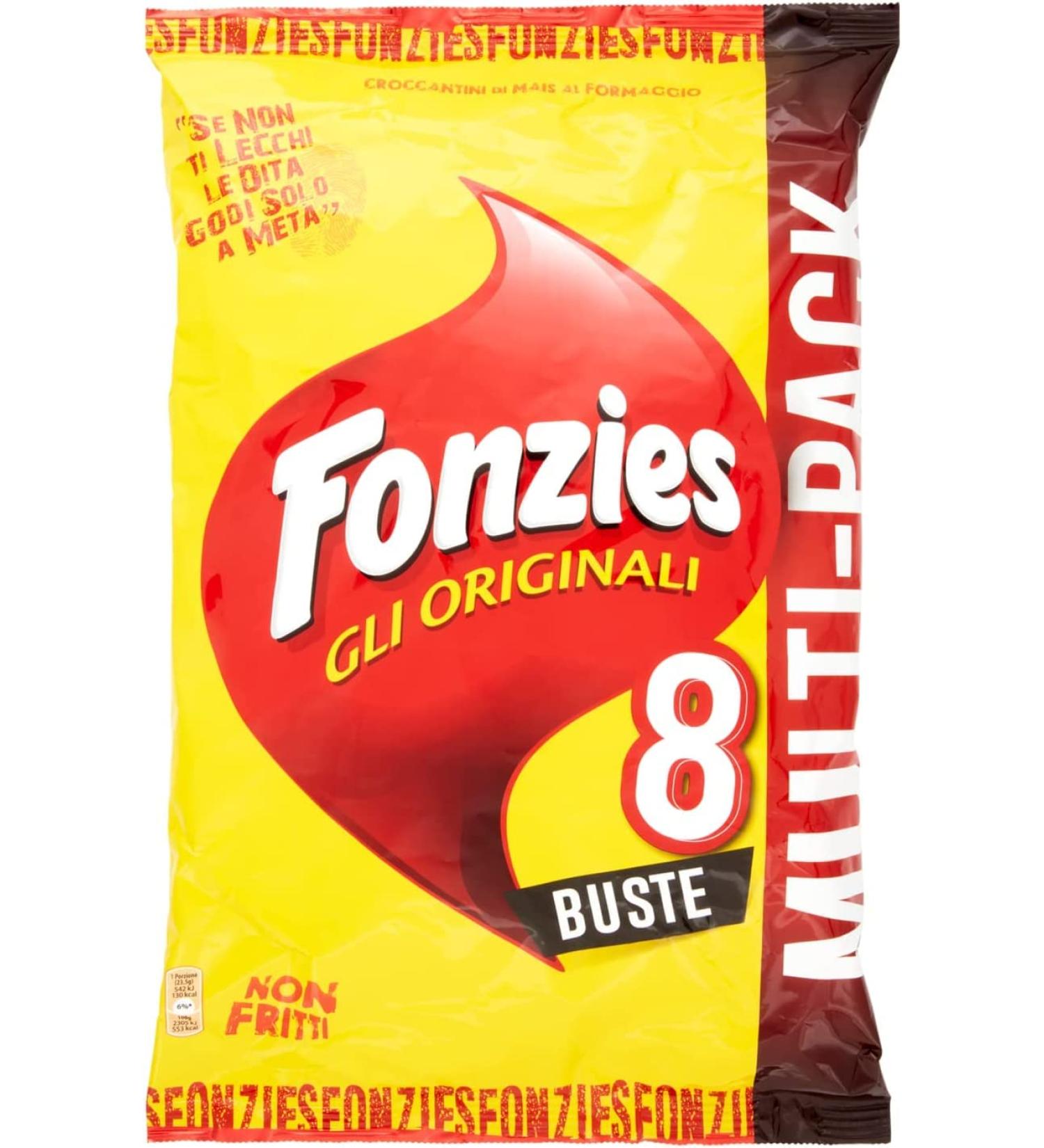  Fonzies Set of 10 corn cheese molds with cheese chips (10 for 8 bags of 23g cheese chips) - Buy Online on GoSupps.com