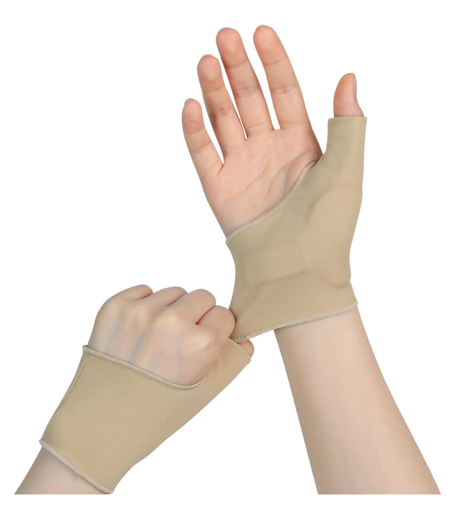 Thumb Wrist Brace Compression Sleeve for Arthritis Relief | Soft Thumb Splint Glove for Tendonitis Support | Unisex Fits Both Hands (Medium - Buy Online on GoSupps.com