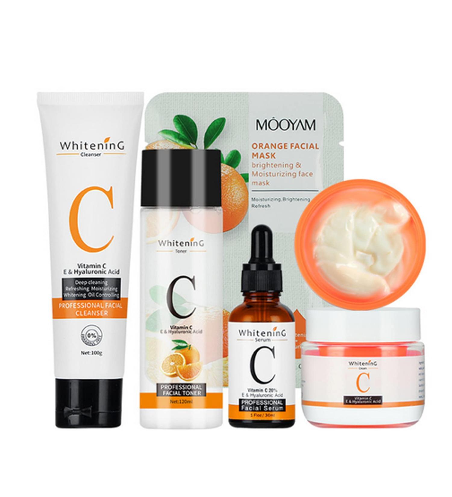 MOOYAM Vitamin C Set Ensemble claircissant la Vitamine C pour L' limination de la M lanine et le Rajeunissement de Peau Id al comme