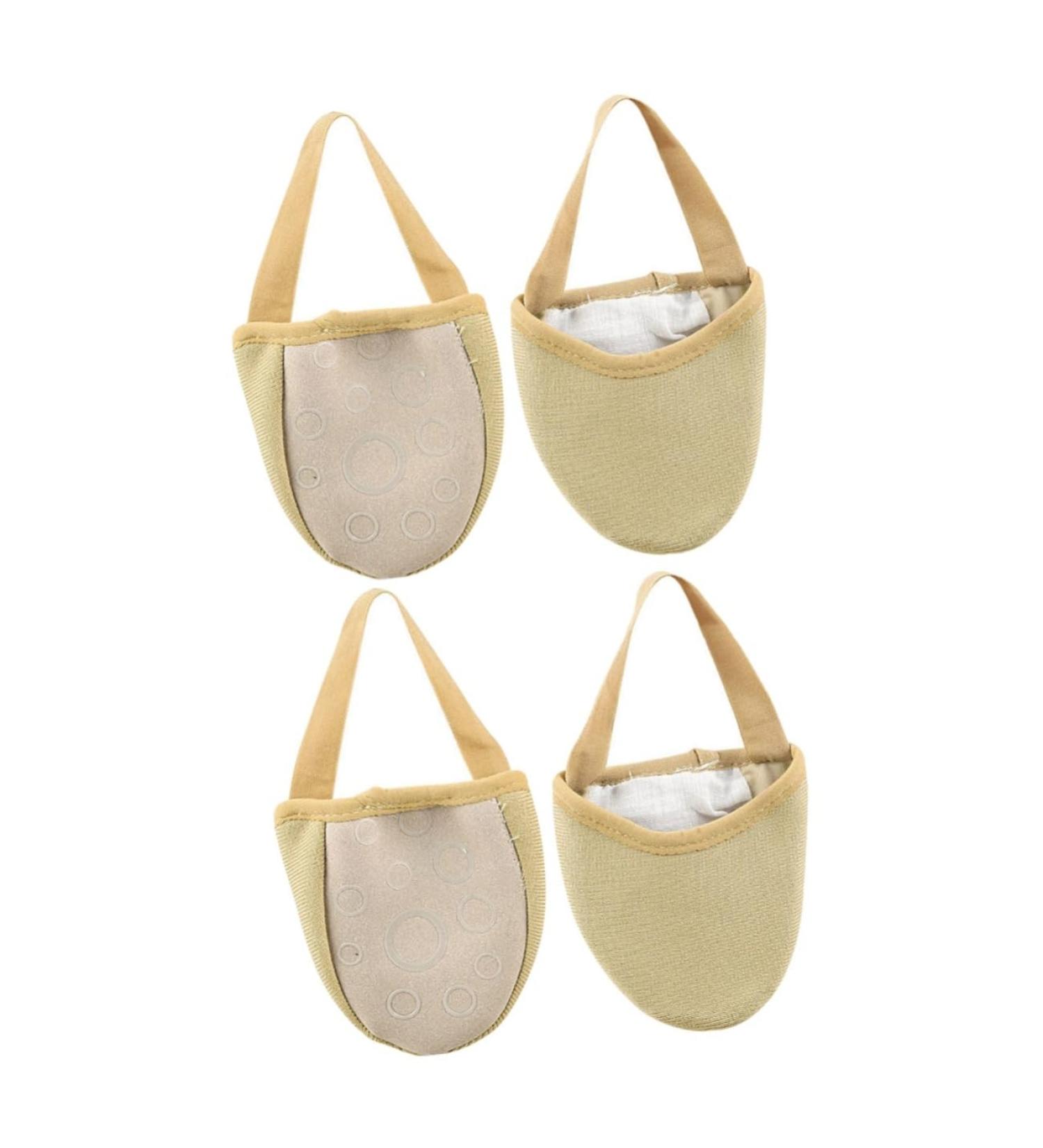 NOLITOY Yoga Toe Protector - 2 Pairs Non-Slip Forefoot Pads & Breathable Cushion Socks for Ultimate Comfort - International Shipping Available - Buy Online on GoSupps.com