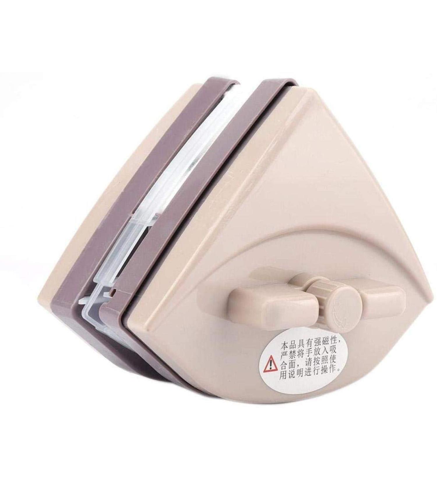 Glass Cleaning Brush Triangle Shape Glass Wiper Magnetic Double-Sided Hollow Glass Wiper Surface Cleaning Brush Pad Tool Window Cleaner - Buy Online on GoSupps.com