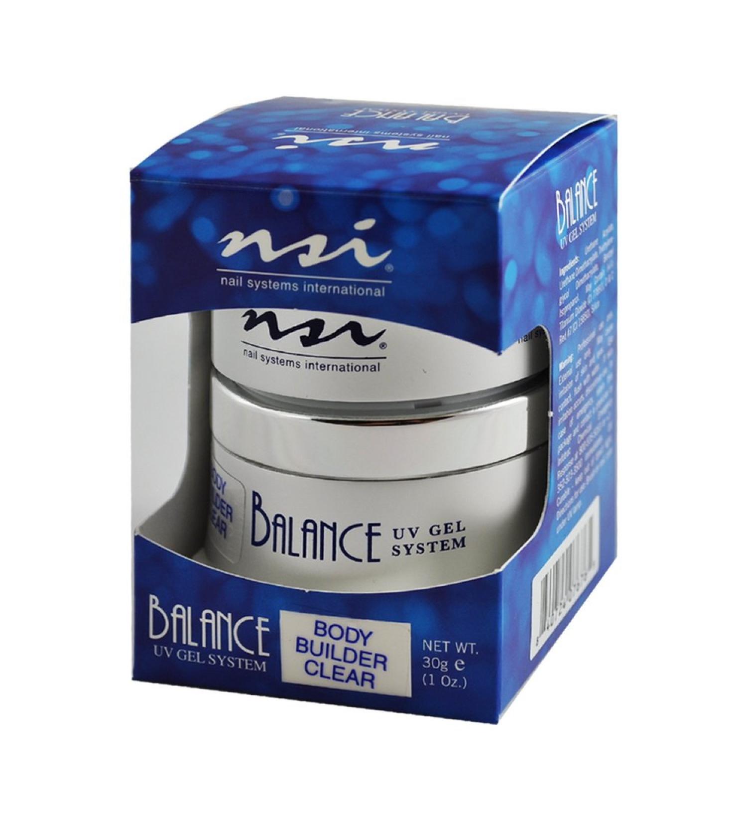 nsi Balance UV Gel System - Body Builder - Clear - 30g