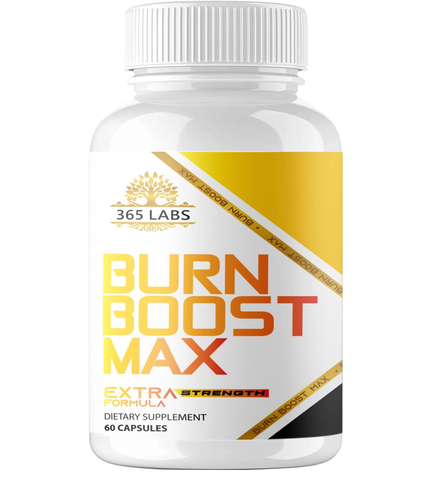 Official & Authentic Newly Formulated and Designed Burn Boost MAX Pills - 1 Month Supply