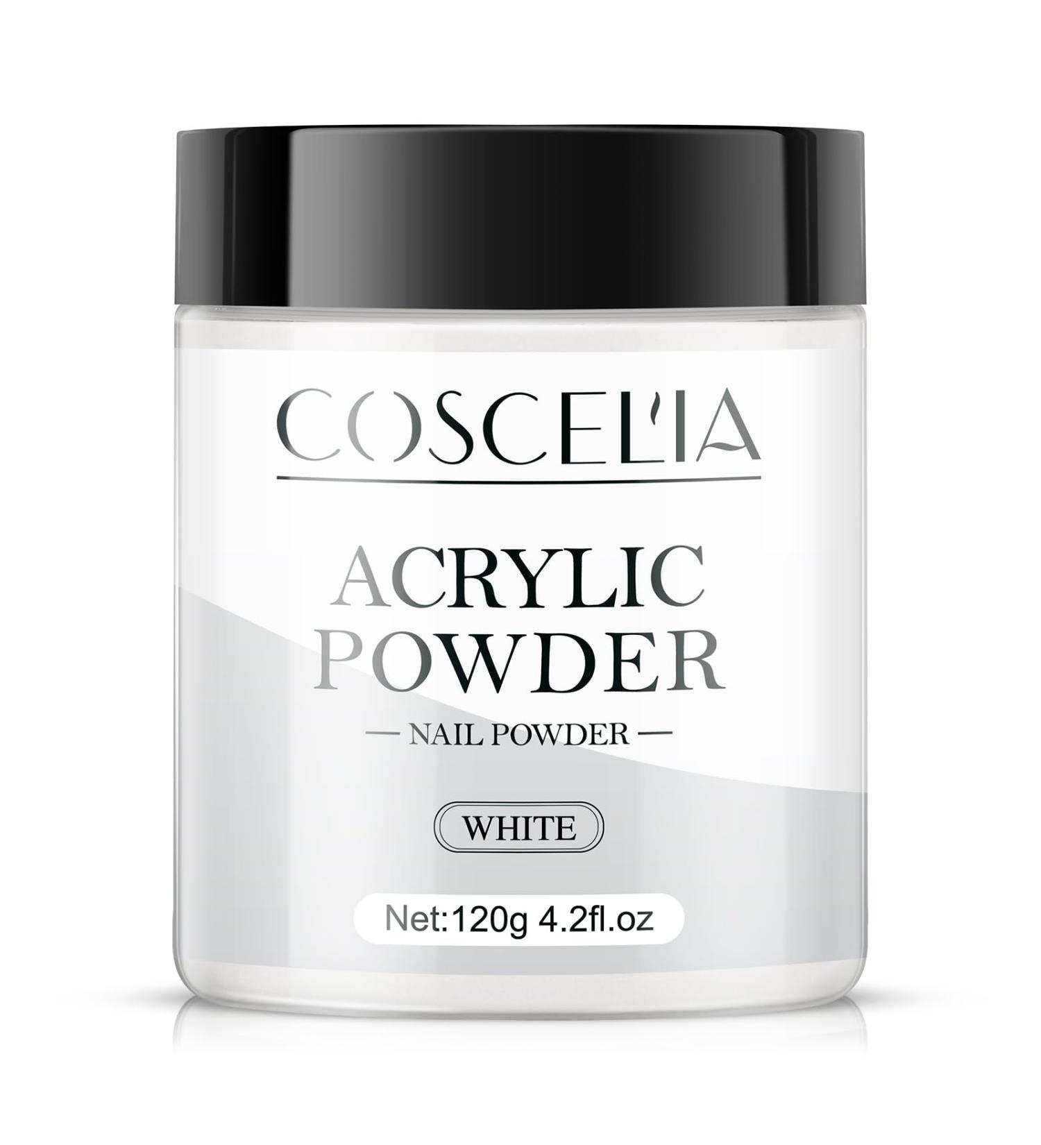 COSCELIA 3D Nail Extensions Powder - White 120g | No Lamp Required | Fast International Shipping - Buy Online on GoSupps.com