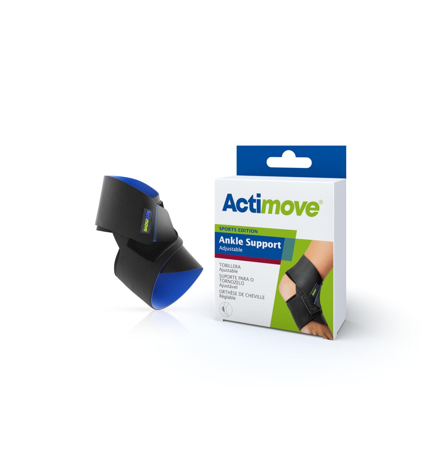 Buy Actimove Adjustable Ankle Support - Universal Fit Black | International Shipping Available - Buy Online on GoSupps.com