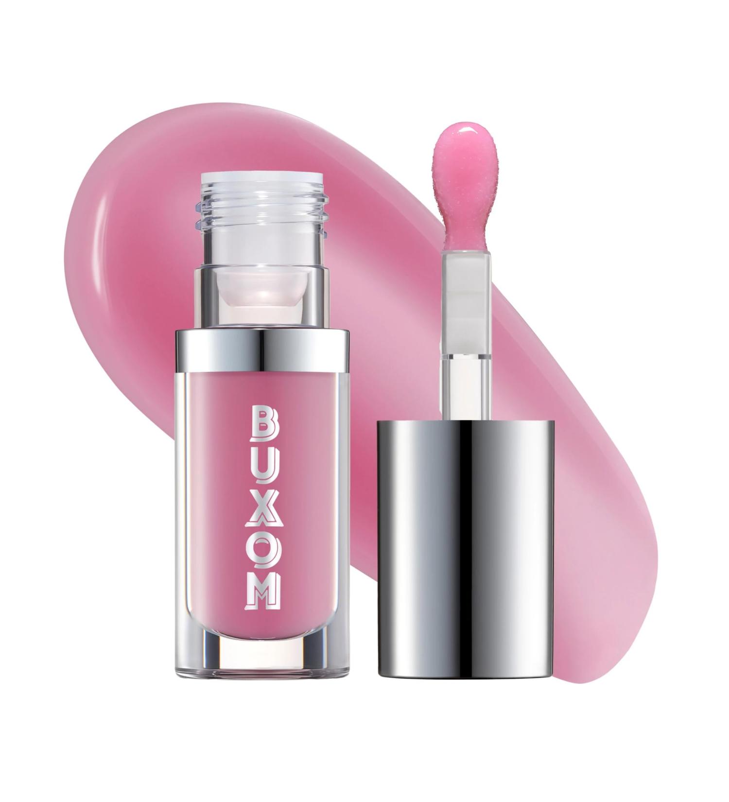 BUXOM Full-On Plumping Glossy Lip Oil Nourishing & Hydrating Tinted Lip Gloss Juicy High-Shine Finish Non-Sticky Formula Cruelty-Free Dolly - Buy Online on GoSupps.com
