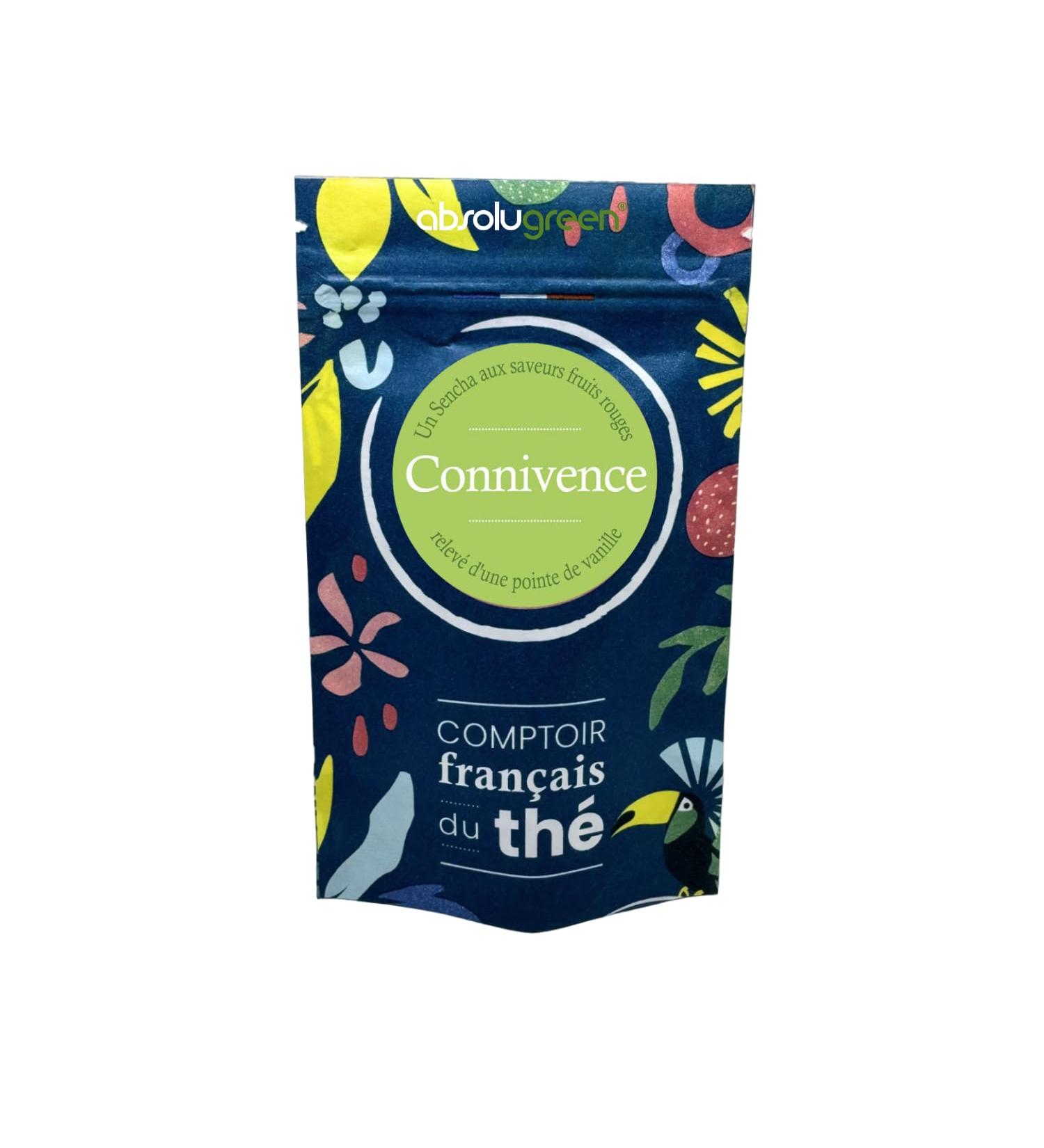 Th Vert Connivence - Comptoir Fran ais du Th - Th Vert fruits rouges & pointe de vanille - Maison Fran aise - Th en vrac