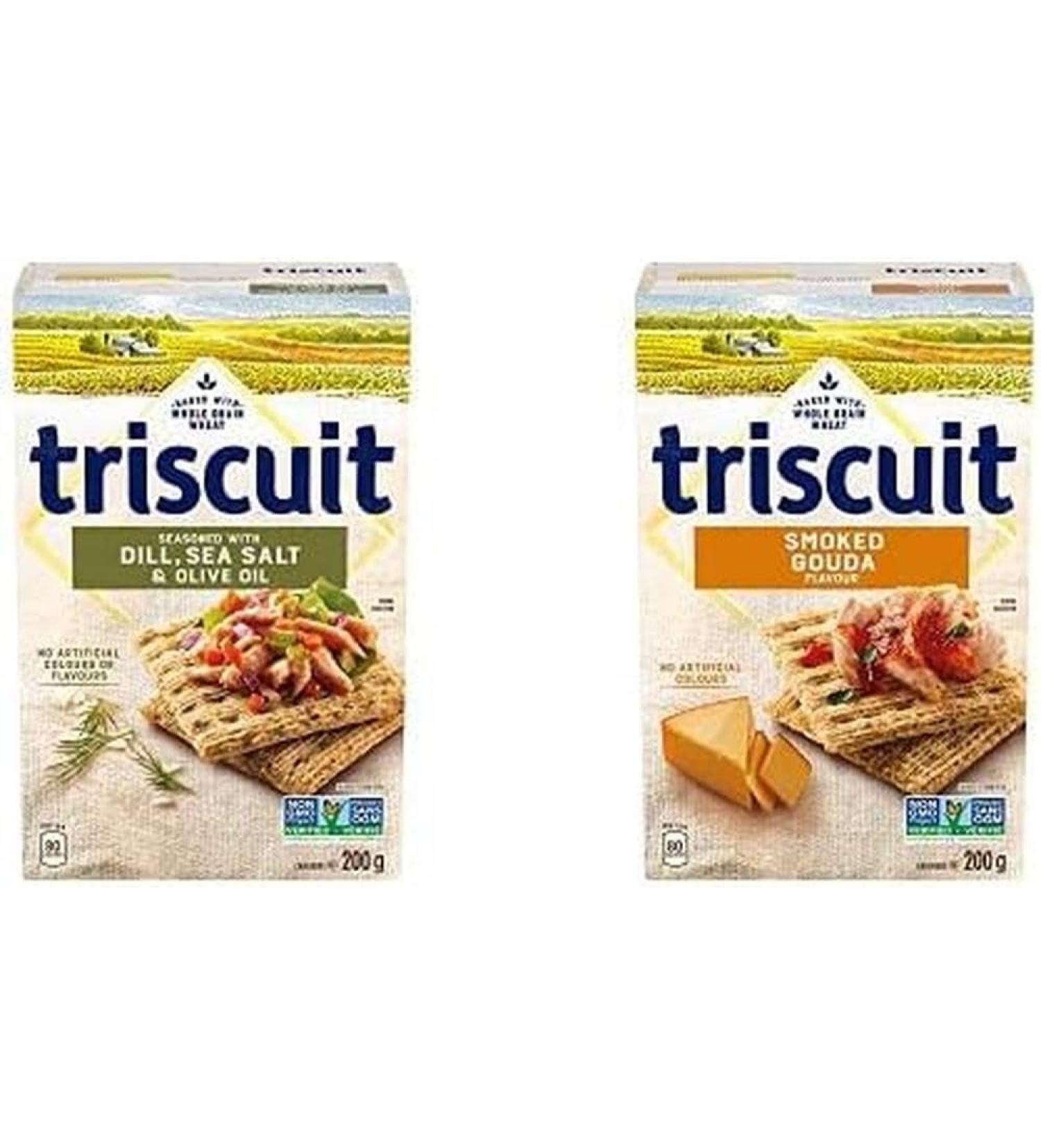 Triscuit Dill Sea Salt & Olive Oil 200g with Smoked Gouda 200g