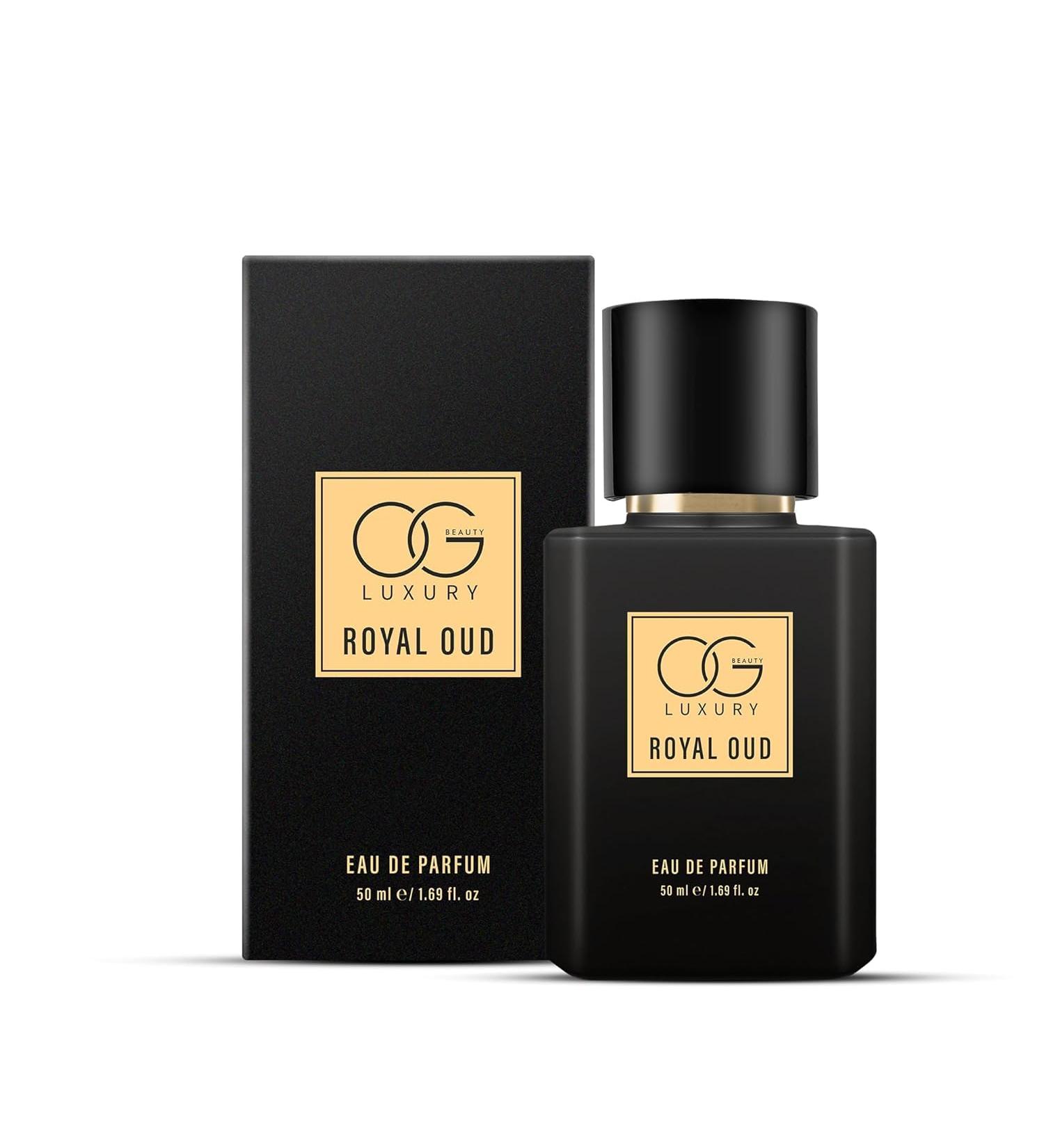 O.G BEA.UTY Luxury Royal Oud Eau De Parfum for Men | Long-Lasting Sophisticated & Elegant Fragrance with Saffron Agarwood & White Musk | Ideal for Everyday Wear & Gifting | 50ml - Buy Online on GoSupps.com