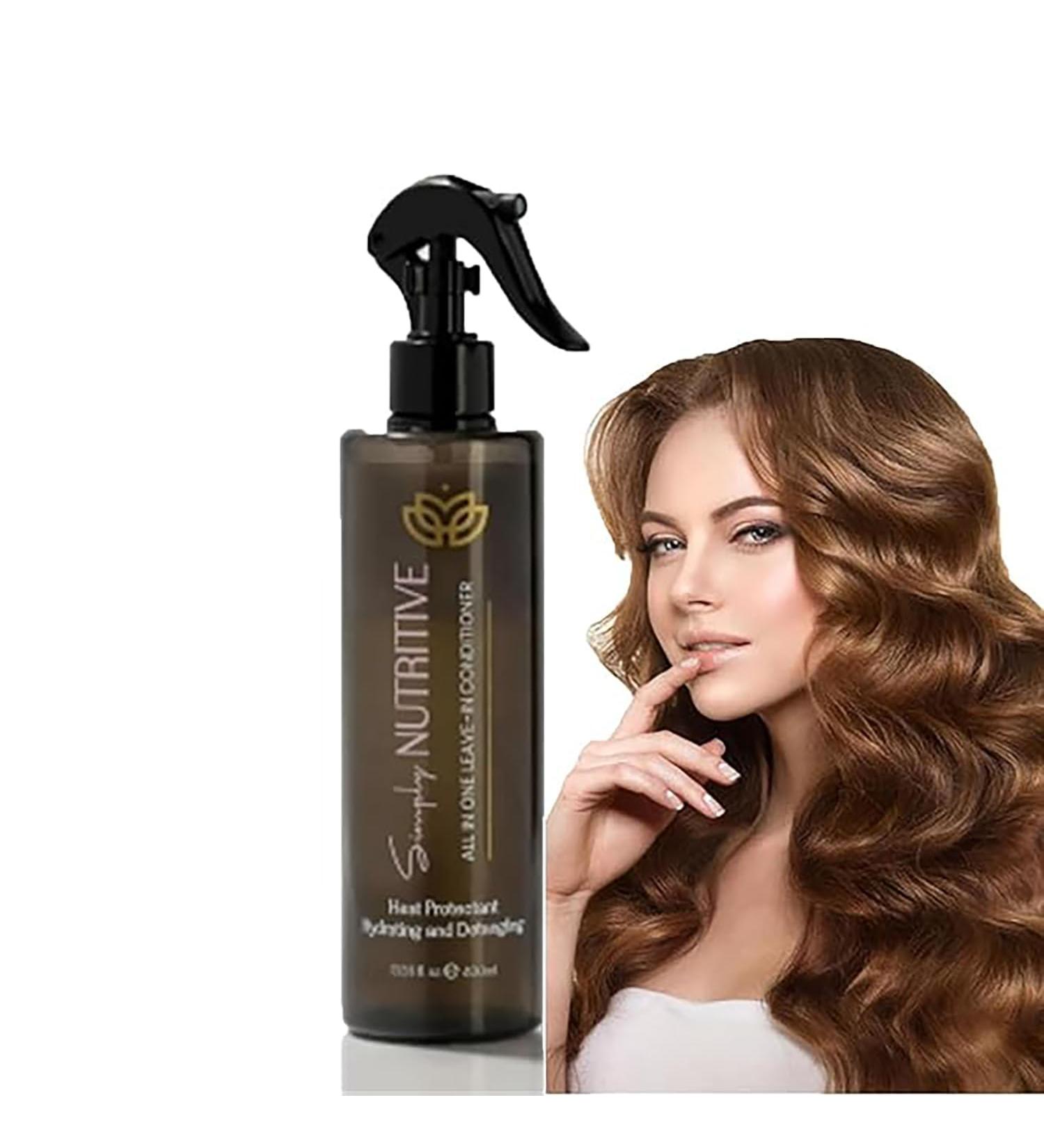 Simply Nutritive Leave-In Conditioner: Leave-in Nutrient Spray Conditioner for Men and Women for Hair Frizz and Damage Control for All Hair Types - Buy Online on GoSupps.com