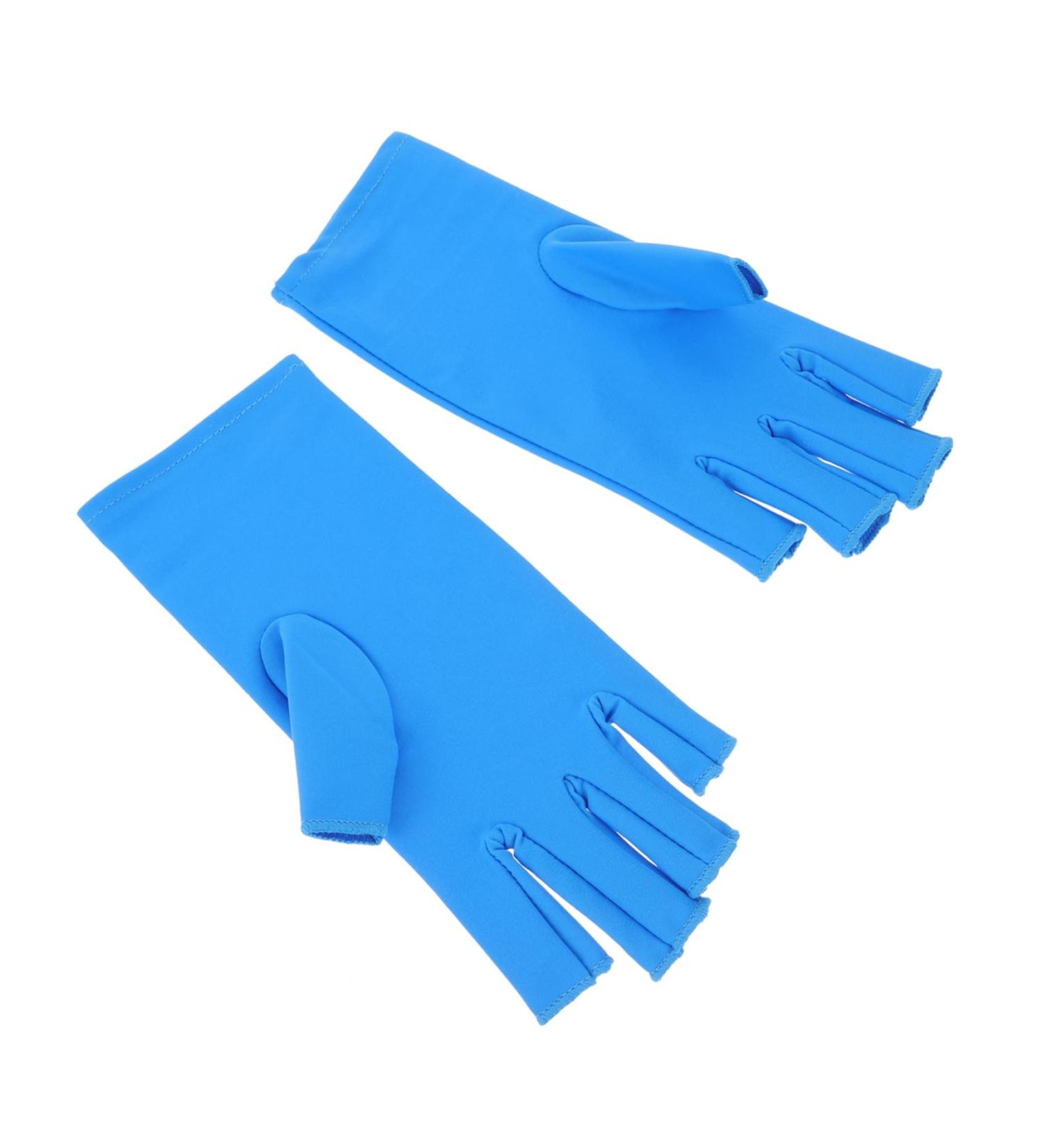 PLAFOPE 1 Pair Nail Gloves Manicure Gloves Fingerless Mitts UV Shield Gloves Sunscreen Gloves Manicure Tools Nail Art Tools Fingerless Gloves Gloves - Buy Online on GoSupps.com