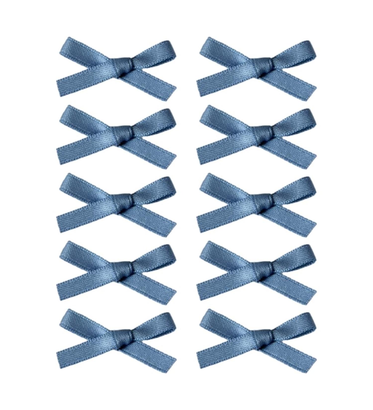 hgnxa Delicate Elegant Style Side Clip Hair Clip Sweet Girls y Style knot Balletcore Denim Blue - Buy Online on GoSupps.com