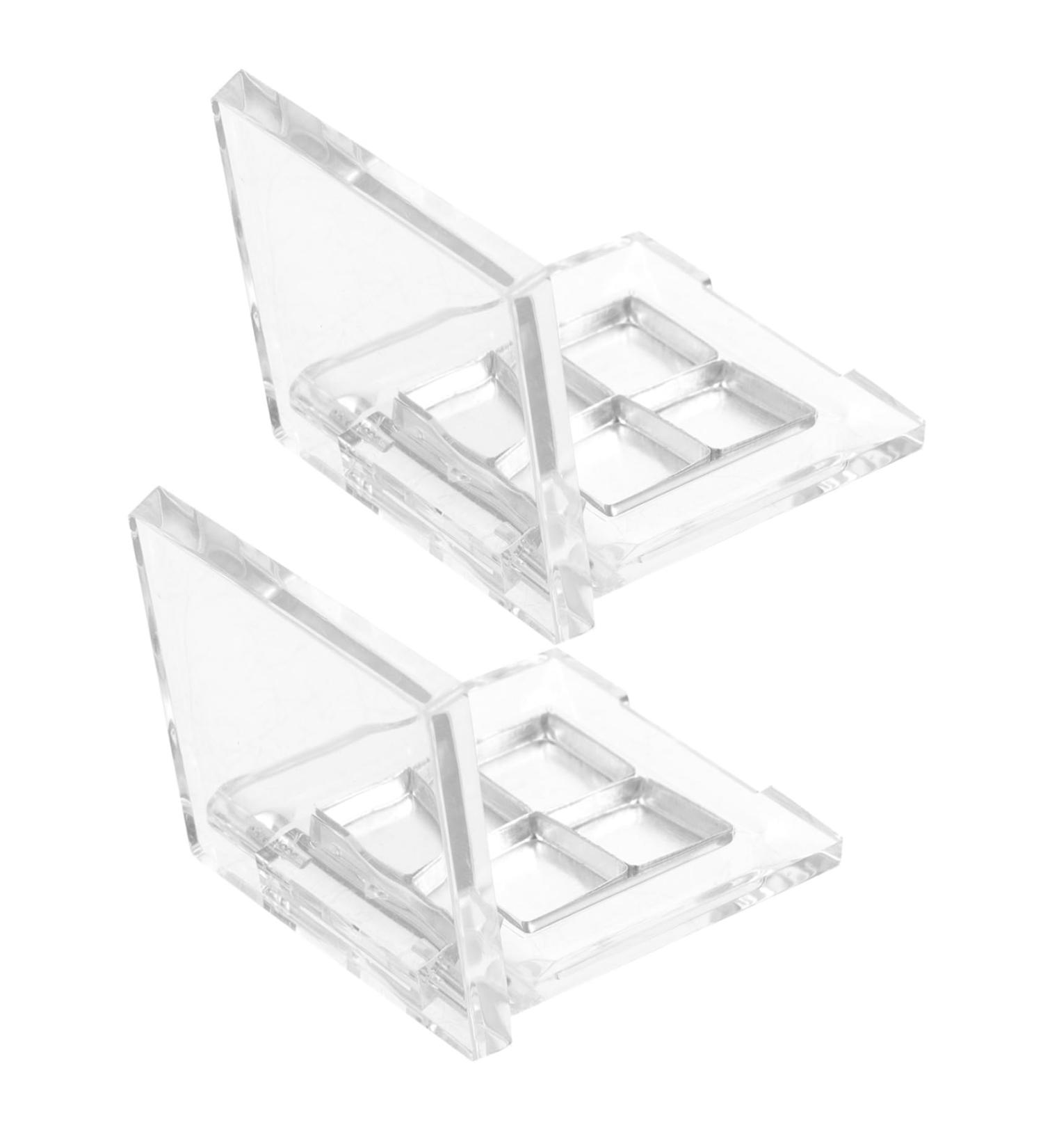 FOMIYES 2 Sets Eyeshadow Eye Shadow Lipstick Cases Empty Makeup Pallet Holiday Necessities Square - Buy Online on GoSupps.com