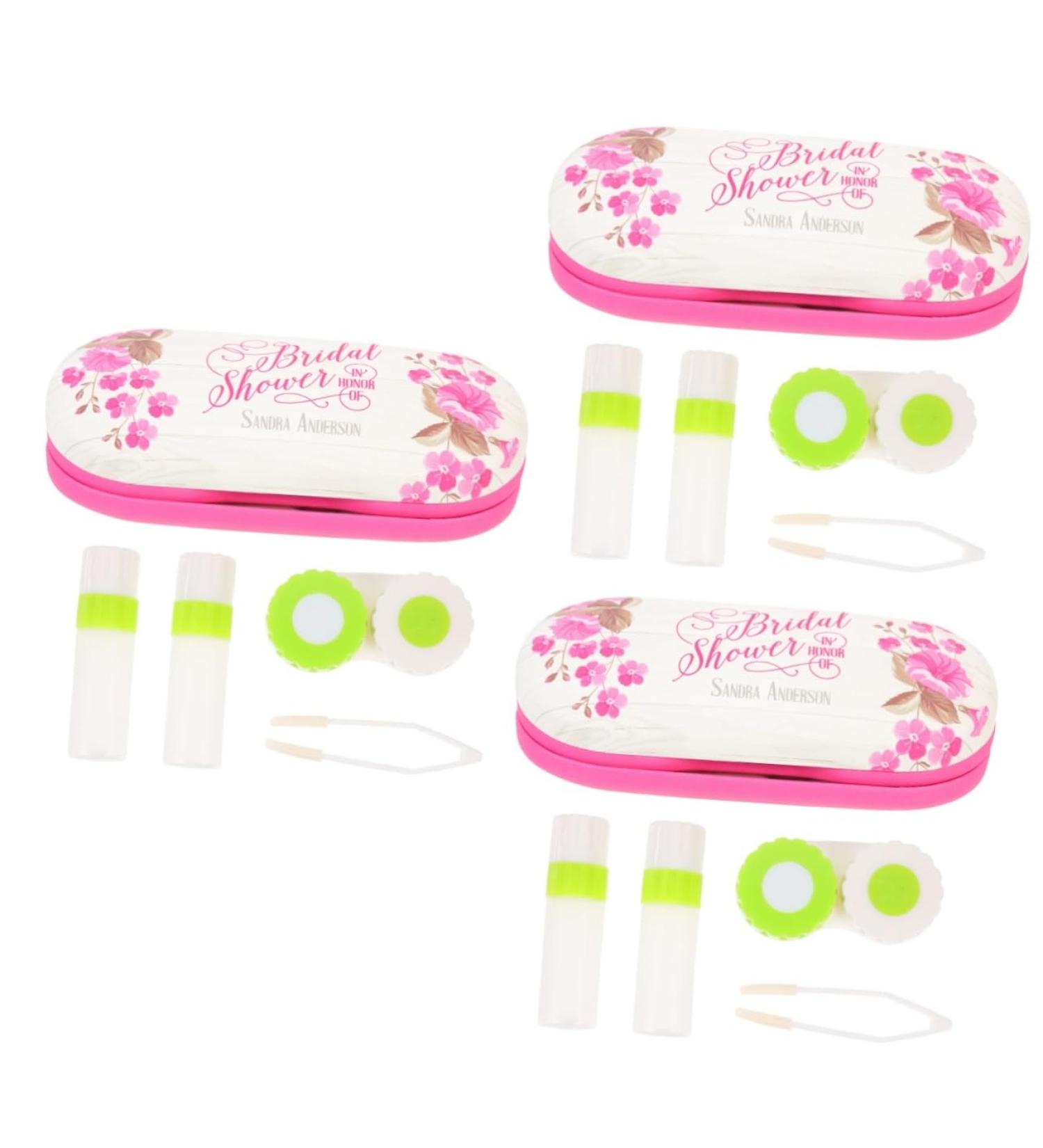 JECOMPRIS Double-Sided Glasses Case - Dual Contact Lens Solution & Travel Accessories | Portable Filigree Glass Box Storage - Buy Online on GoSupps.com