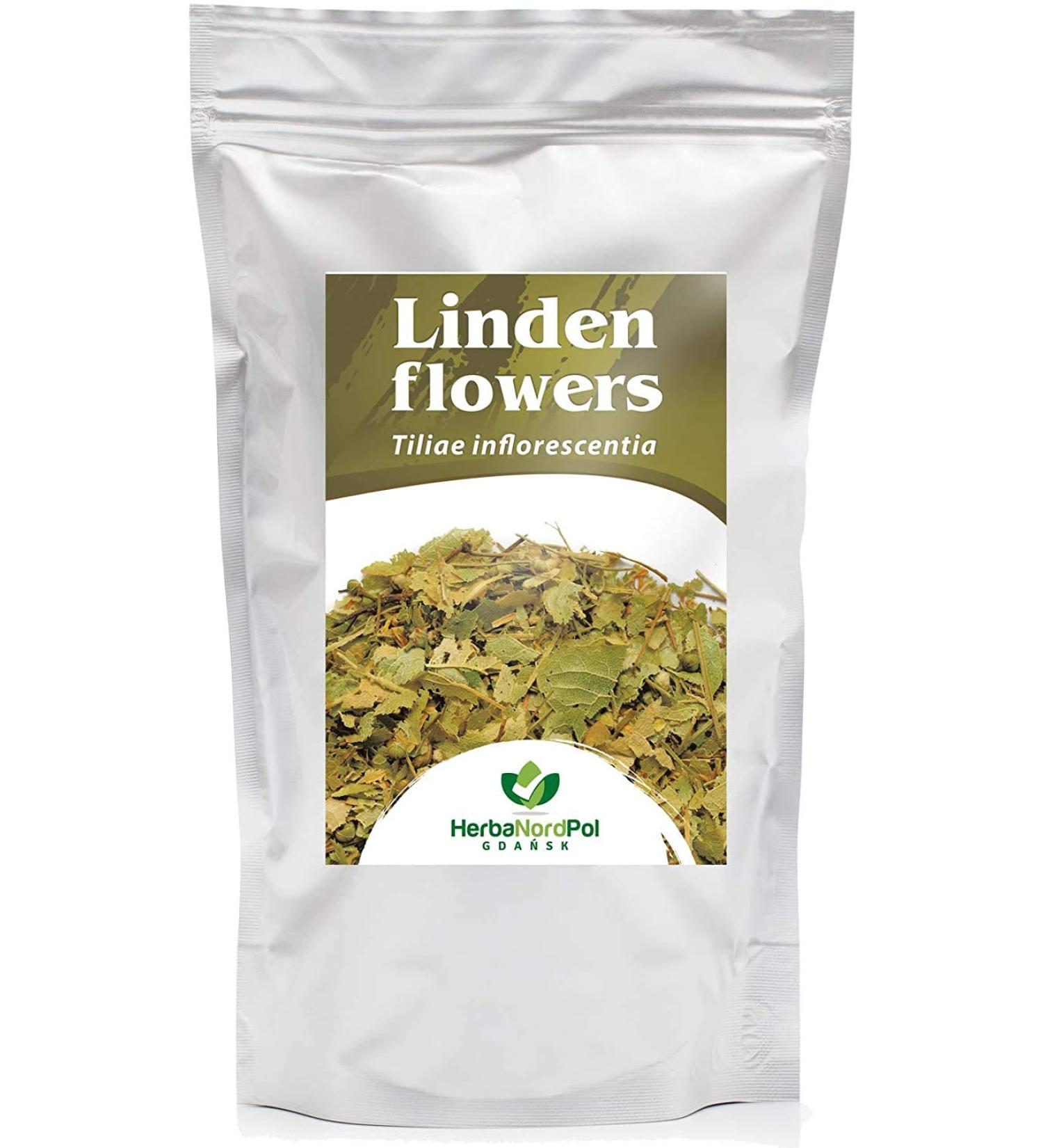 Linden flower Herbal tea | Wild crafted Tilia cordata |Rich in flavonoids | Loose tea| (200) 200.0 grams - Buy Online on GoSupps.com