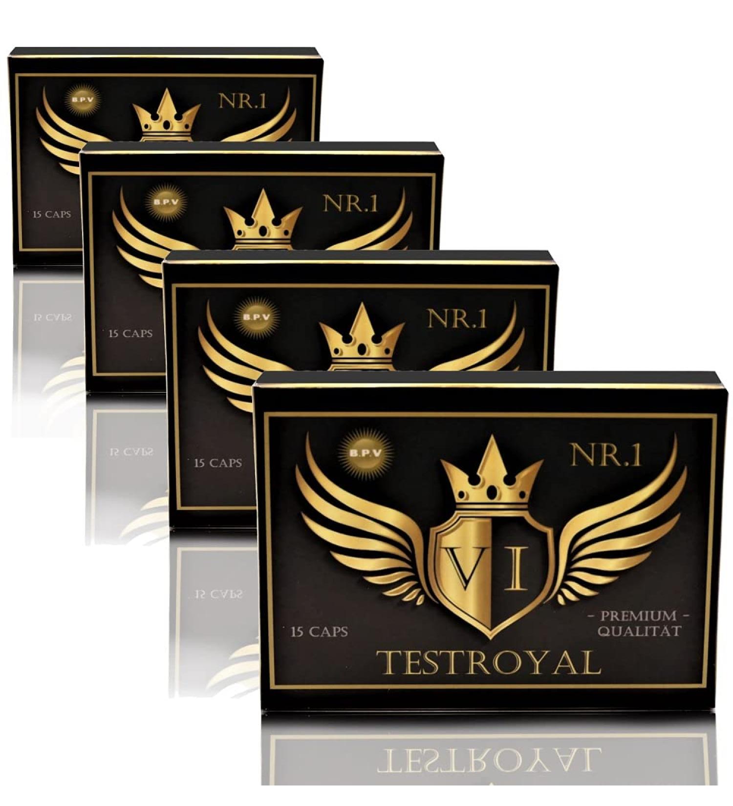 BPV Testroyal 60 Capsules - High-Dose Training Booster for Athletes & Active Men | Boost Lust Love & Passion - Buy Online on GoSupps.com