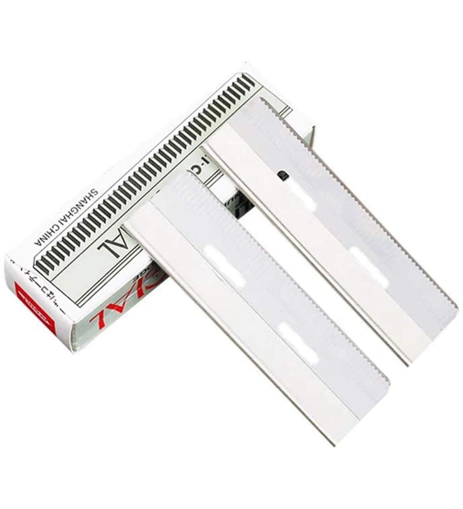 Eyebrow Blade Eyebrow Razor 50 pcs Blade Stainless Steel eyebrow trimmer Blade Brow Shaving Trimmers Hair Removal Scraper for Men and Women Grooming Shavers - Buy Online on GoSupps.com