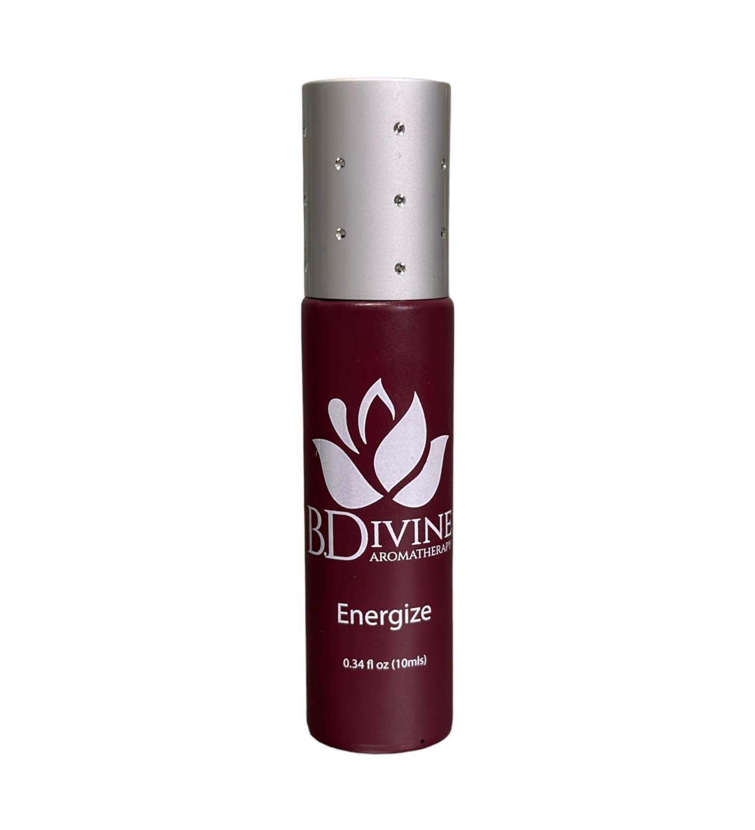 B. Divine Aromatherapy Energize Essential Oil Roll On blend 100% Natural therapeutic grade oils. Revitalize rejuvenate Energy. - Buy Online on GoSupps.com