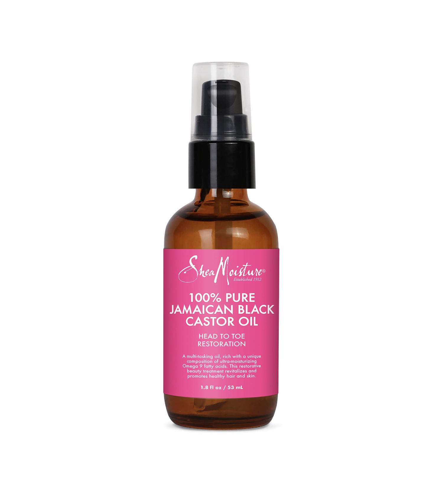 SheaMoisture Jamaican Black Castor Oil Head To Toe Oil 1.8 oz - Paraben-Free Hair & Body Oil - Buy Online on GoSupps.com