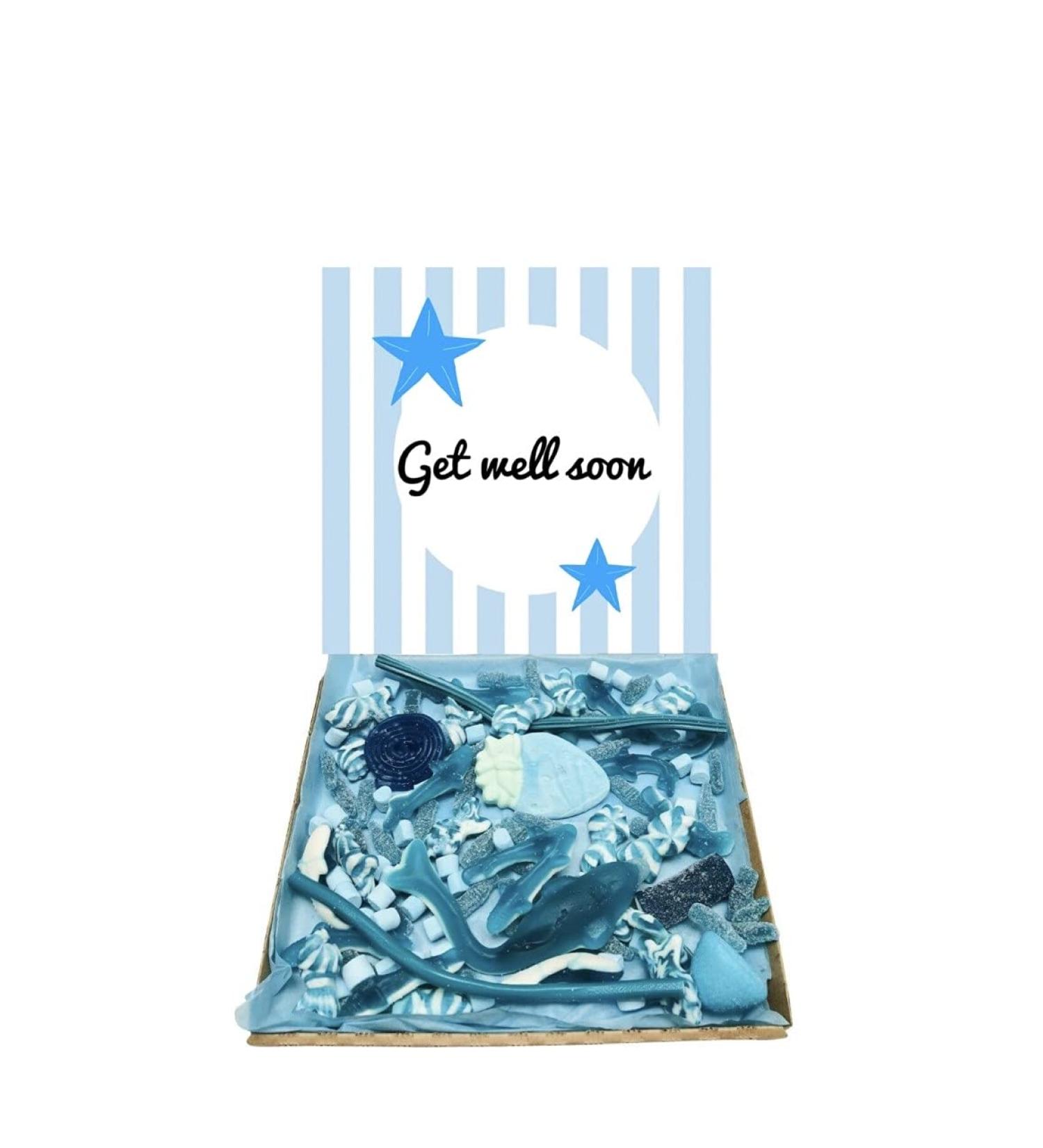 Get Well Gift Pick n Mix 300 G Blue Sweet Selection Box Hamper - Buy Online on GoSupps.com