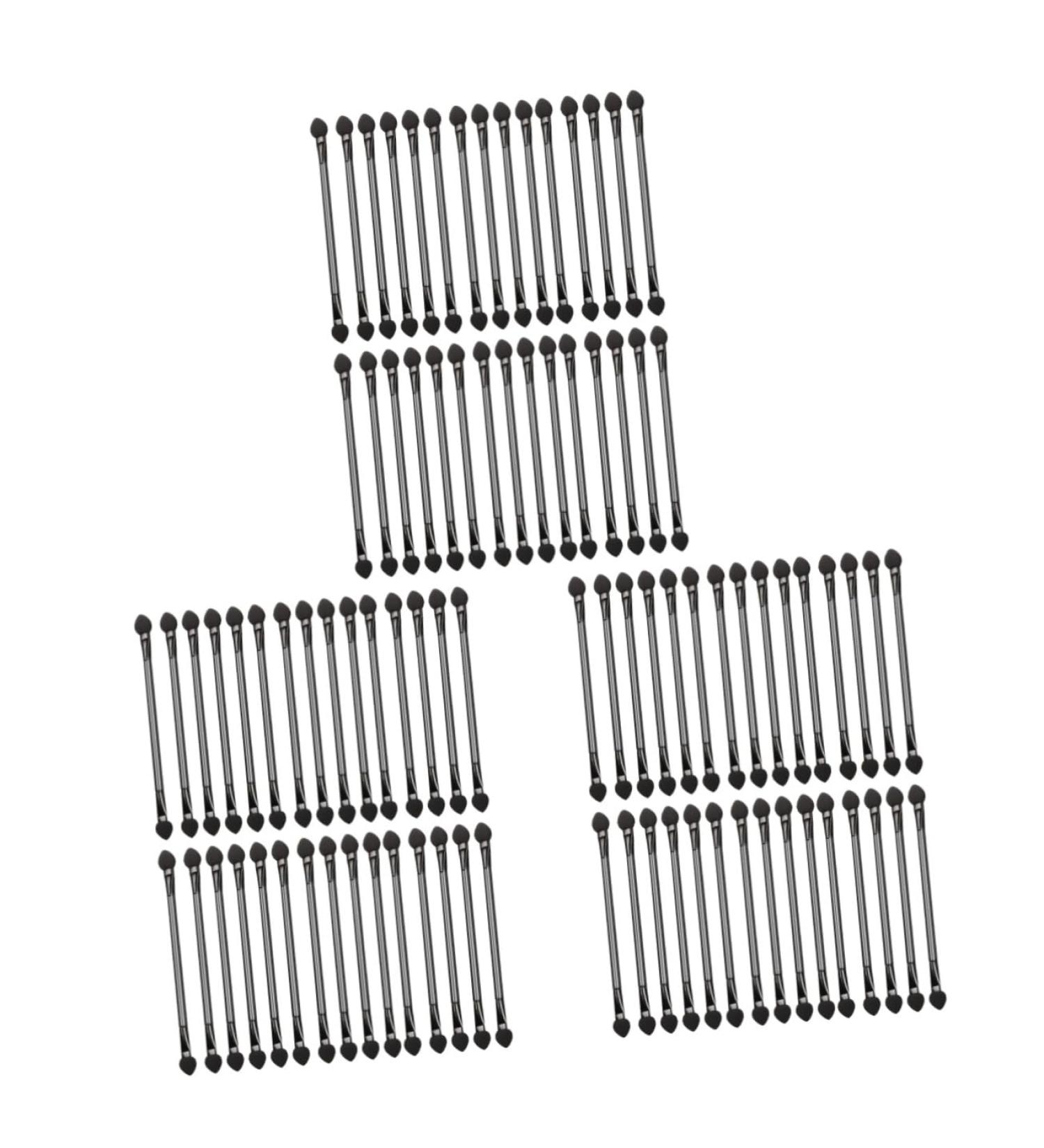 Ipetboom 90 Pcs Double Ended Eyeshadow Brush Eyeshadow Stick Bling Makeup Brushes Eye Shadow Brush Blush 12x1cmx3pcs Blackx3pcs - Buy Online on GoSupps.com