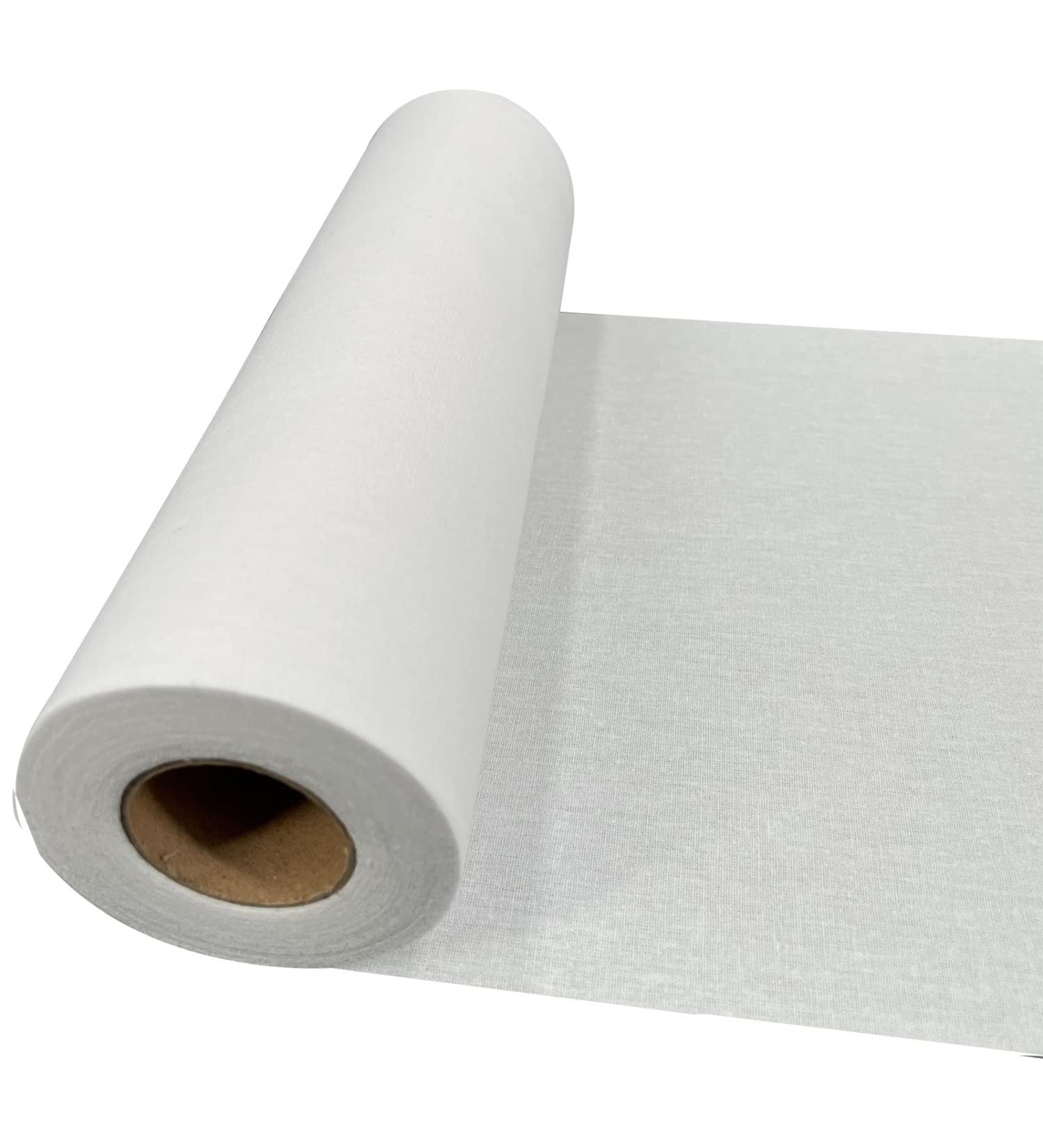 Woven Cotton Iron-On Fusible Interfacing 10.6x10 Yards - White Heavy Weight 100% Cotton for DIY Crafts & Apparel - Buy Online on GoSupps.com