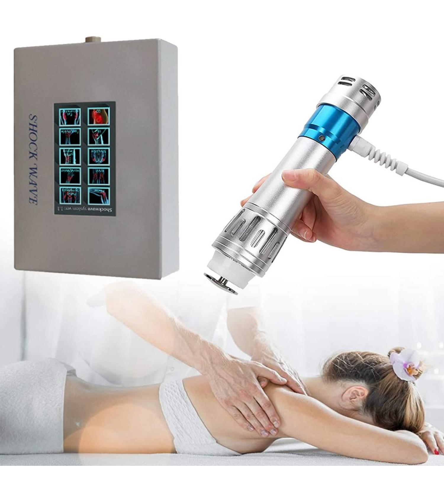 Affitto Ed Portable Extracorporeal Shock Wave Therapy Device | 7 Massage Heads for Deep Tissue Muscle Relief | Chronic Pain & Muscle Massage Solution - Buy Online on GoSupps.com