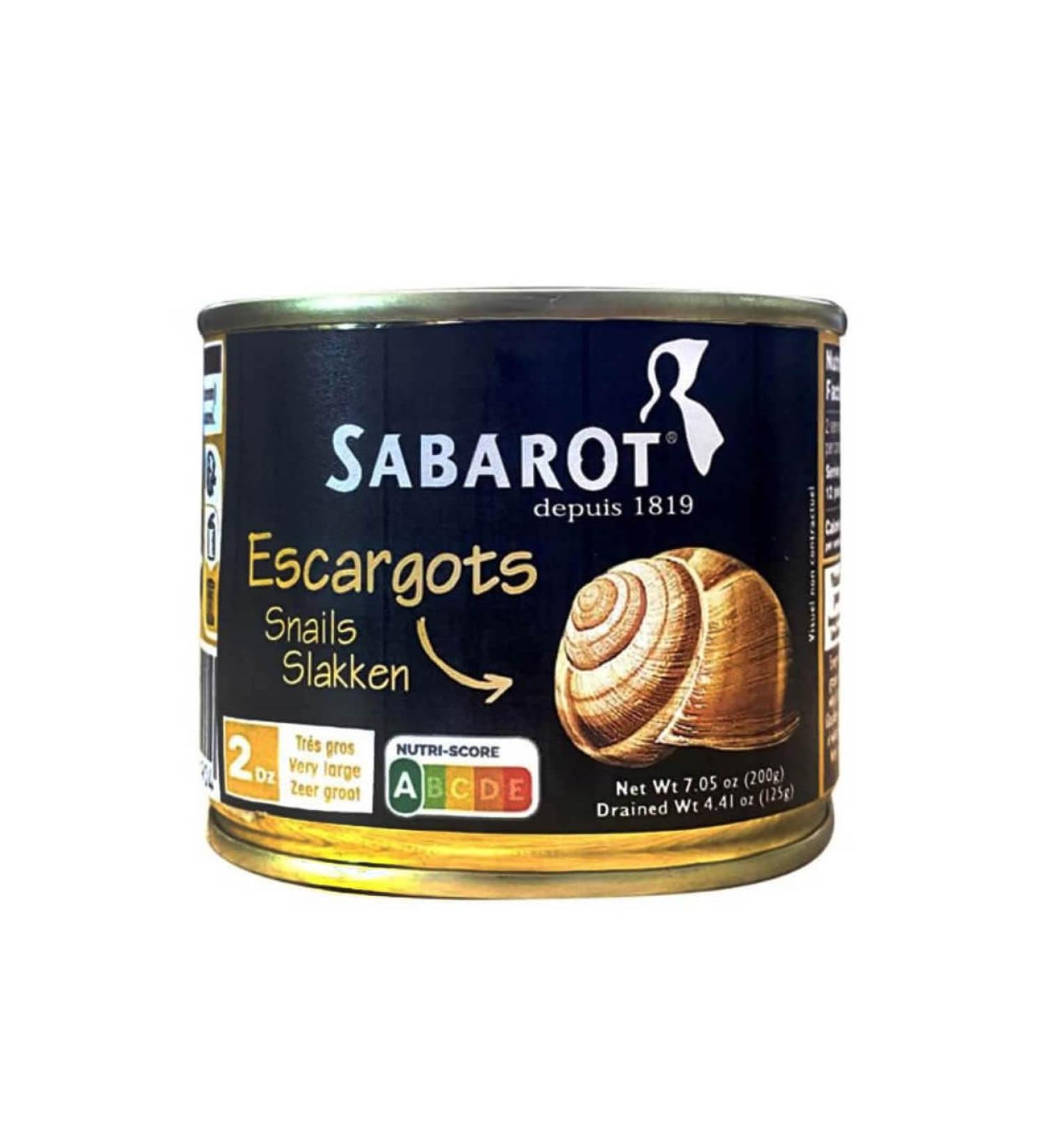 Sabarot - Escargots 2 douzaines 125g Escargots (24s)