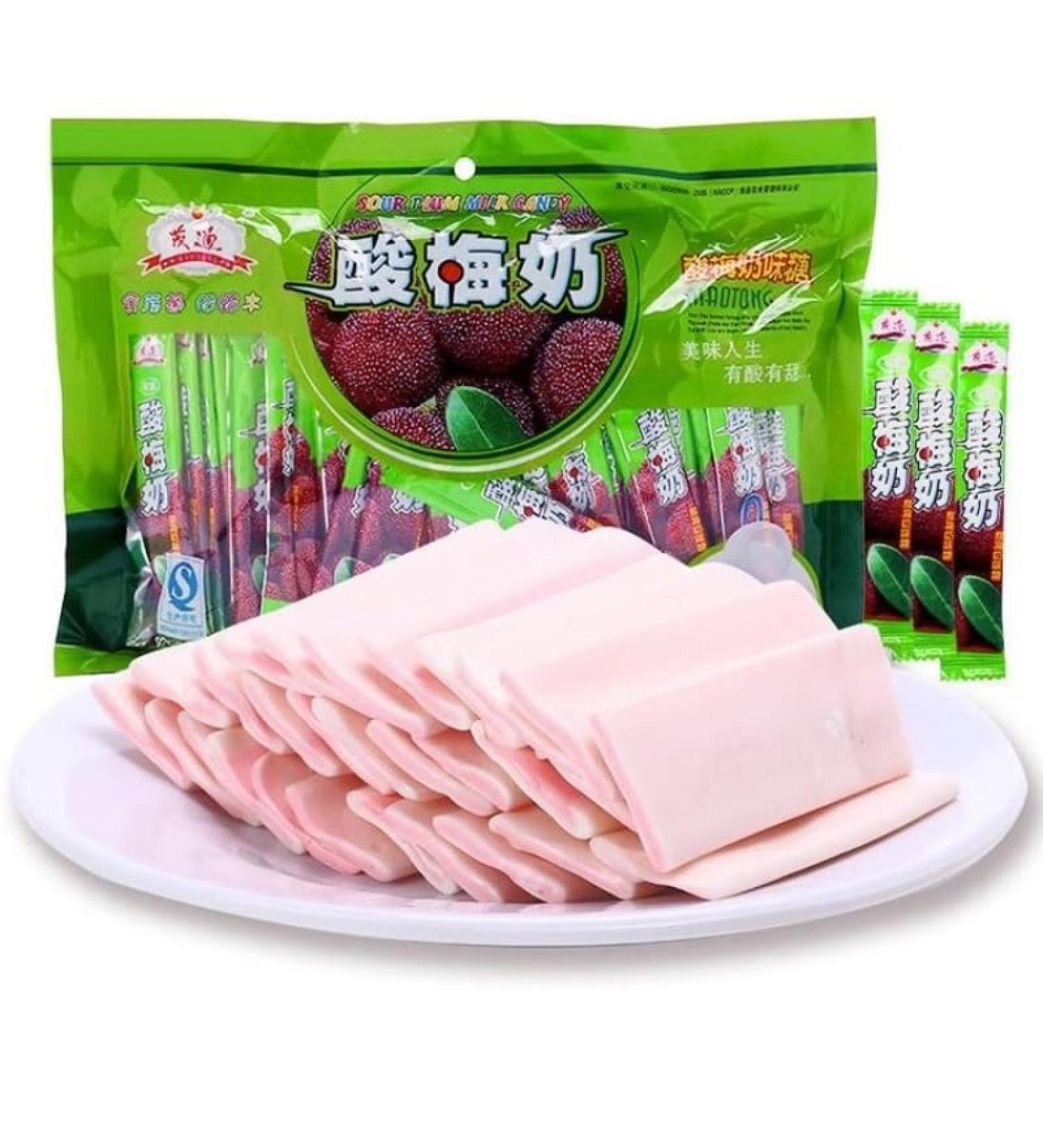 Sour and Sweet Plum Milk Candy Sour Plum Stick Fruit Soft Candy 180g/pack Health Fudge Snack Gift Pack Instant Snakcs Chinese Food Sugar Dessert (3 packs 180g (40pcs)) 180g (40pcs) 3 packs - Buy Online on GoSupps.com