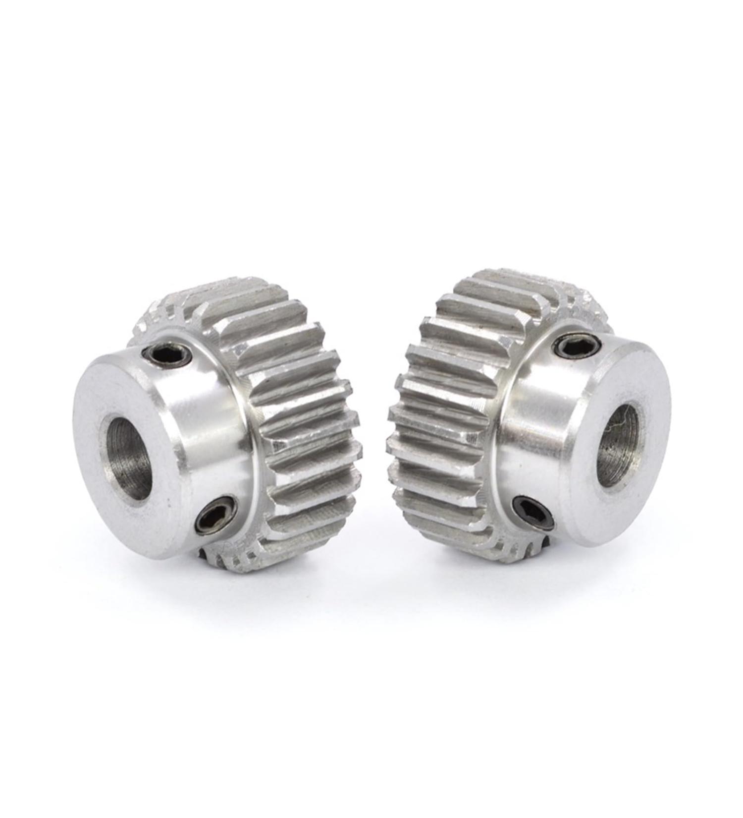 Yulixia Premium Stainless Steel Tooth Wheels - 2 Pieces 0.5m 16-31 Teeth 5mm Hole Diameter 26 Teeth for Superior Transmission - Buy Online on GoSupps.com